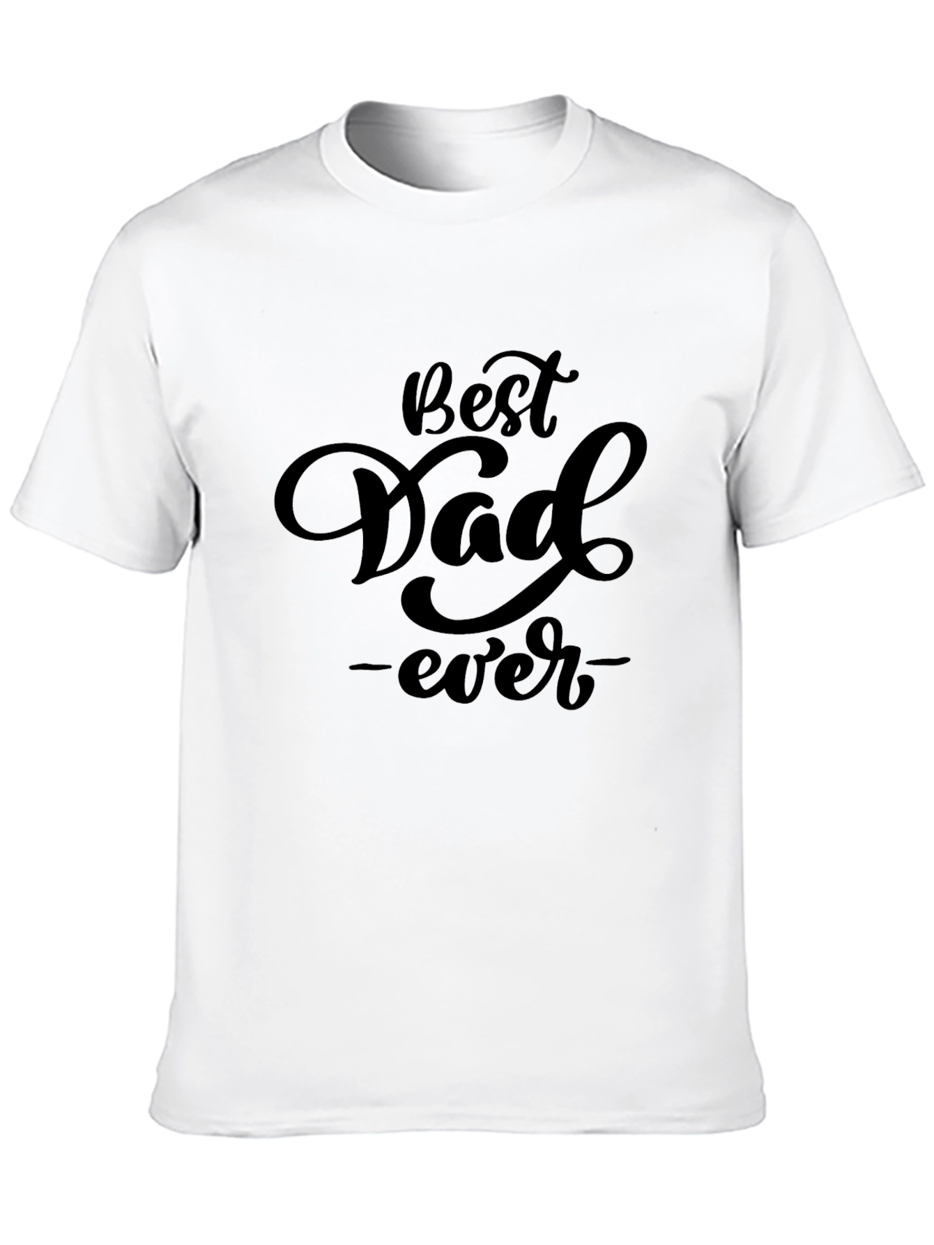 Best Dad Ever Black T-Shirt - Fathers Day Gift