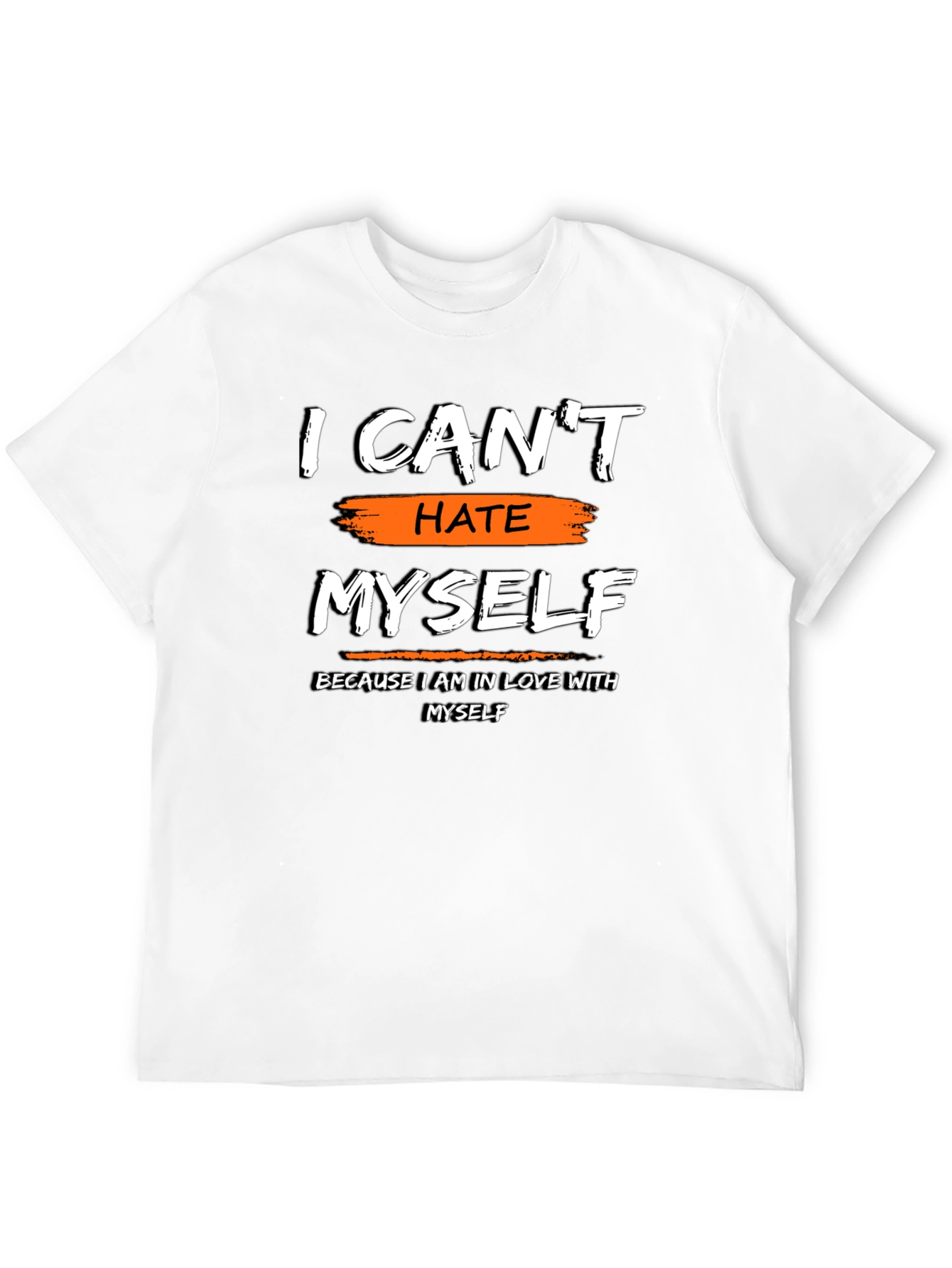 I Cant Hate Myself Graphic Tee - Black