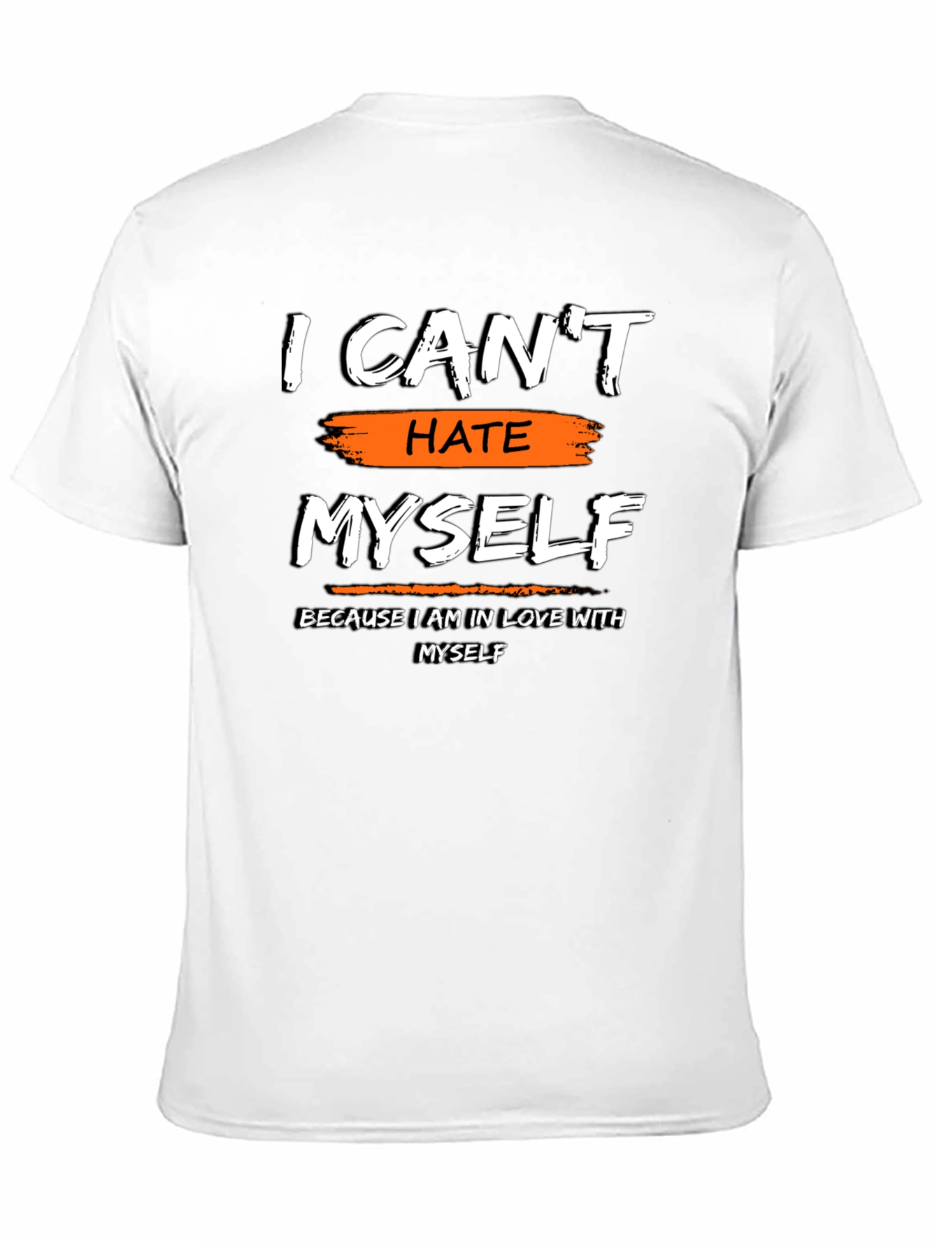 I Cant Hate Myself Graphic Tee - Black