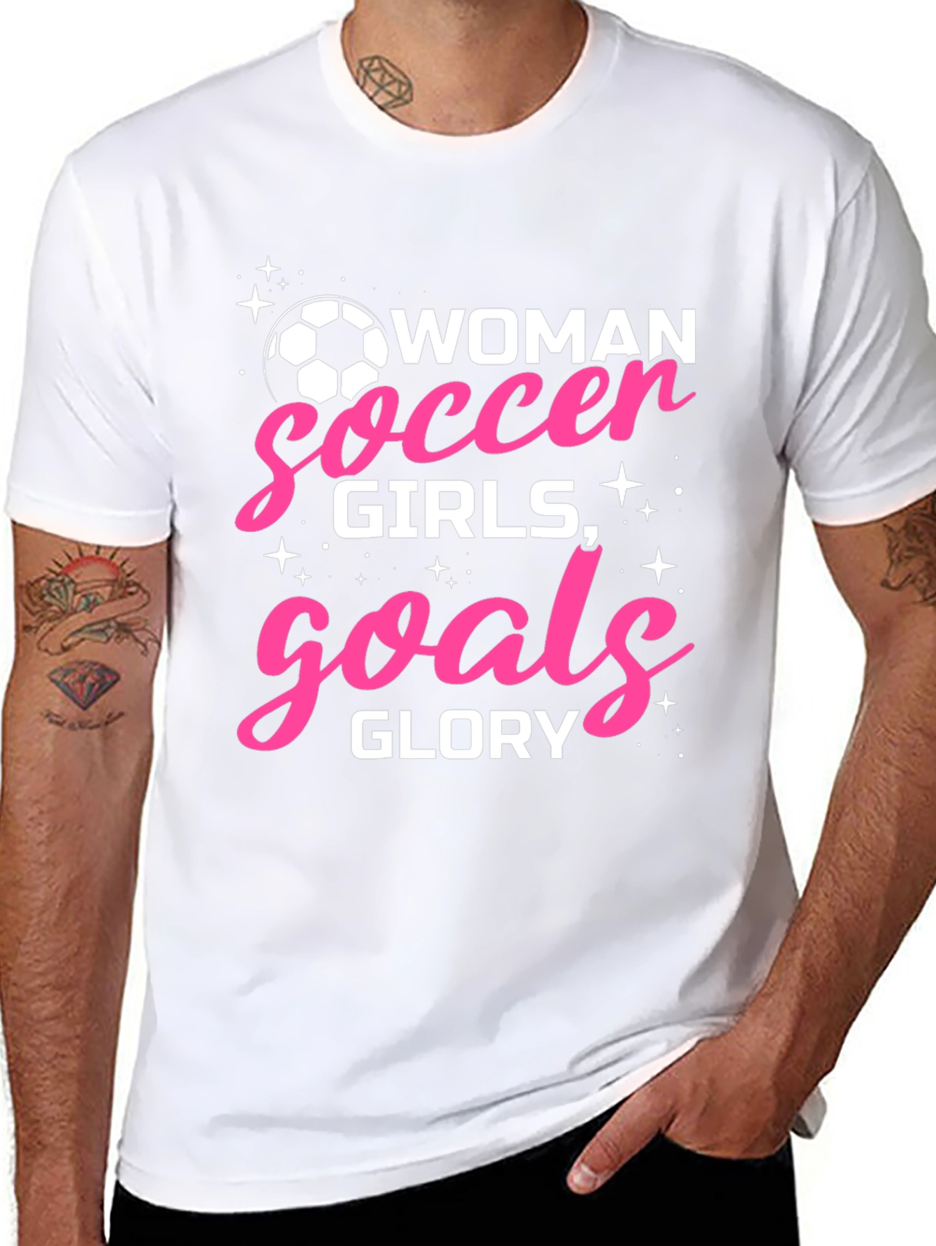 Woman Soccer Girls Goals Glory T-Shirt