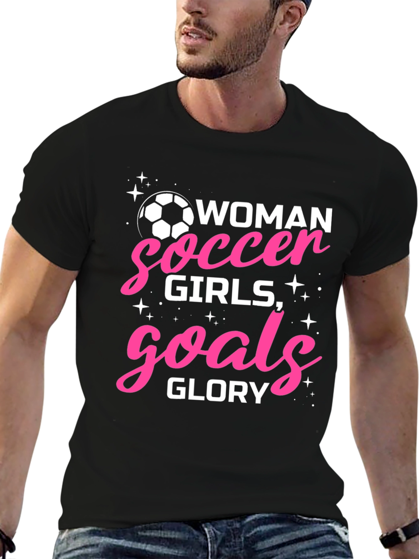Woman Soccer Girls Goals Glory T-Shirt
