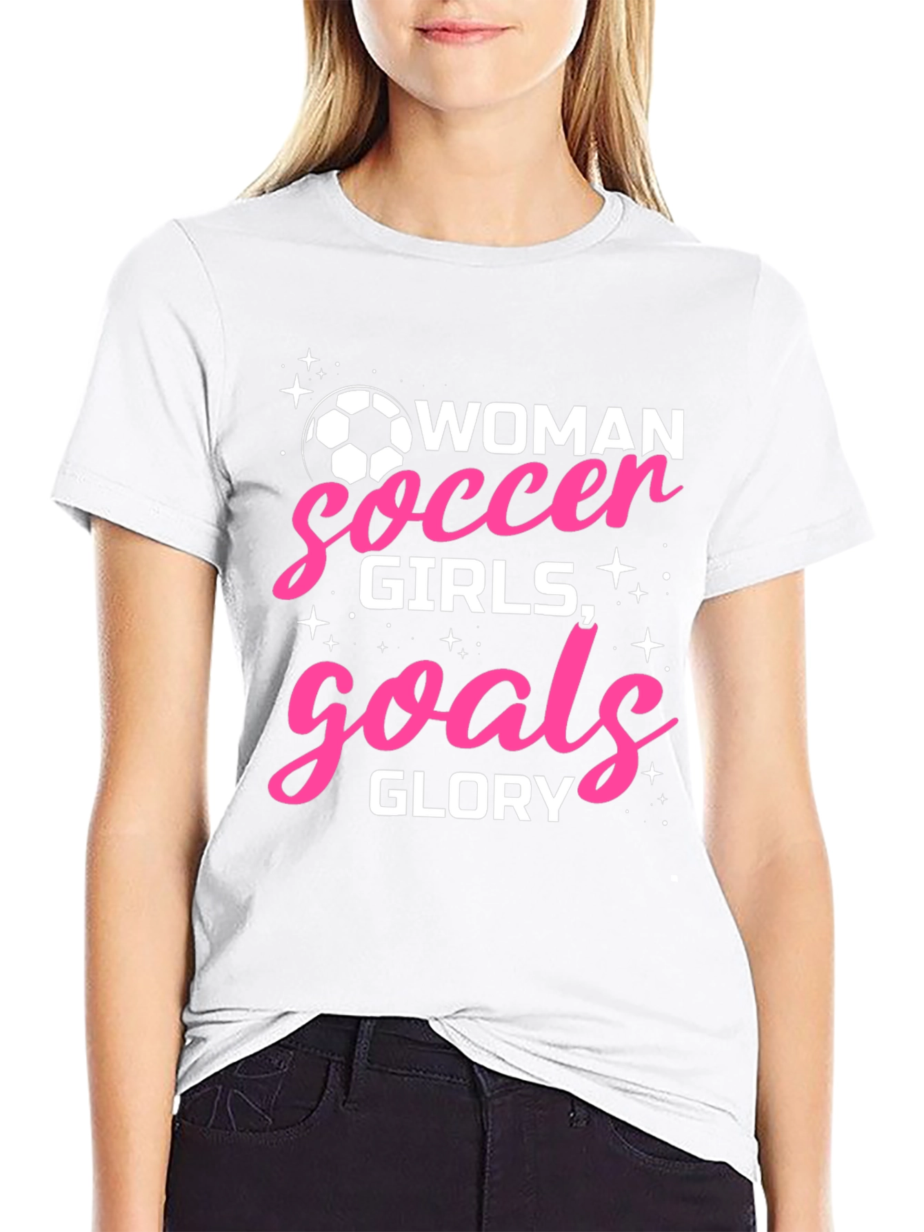 Woman Soccer Girls Goals Glory T-Shirt