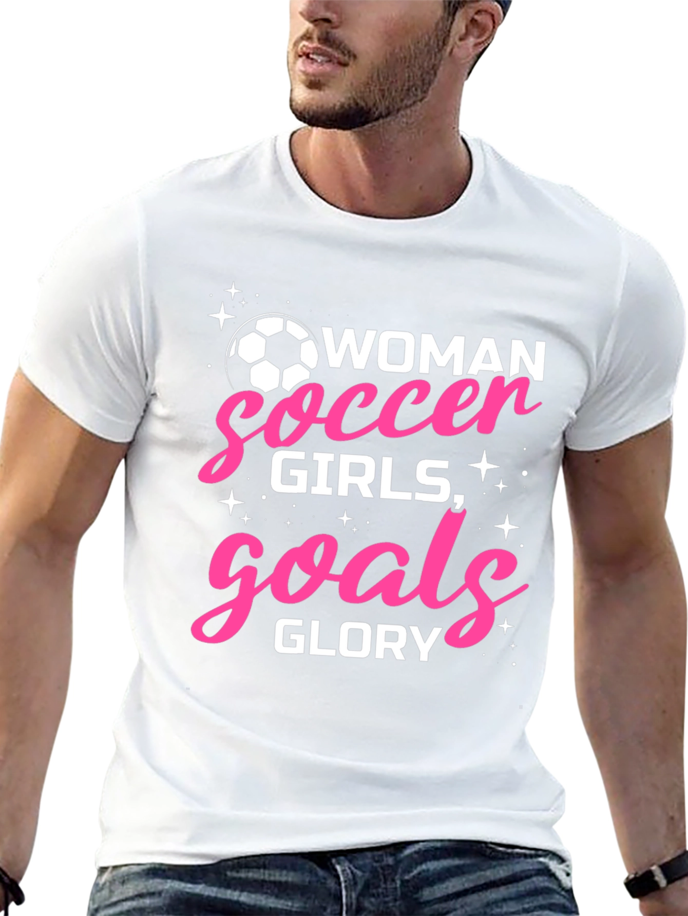 Woman Soccer Girls Goals Glory T-Shirt