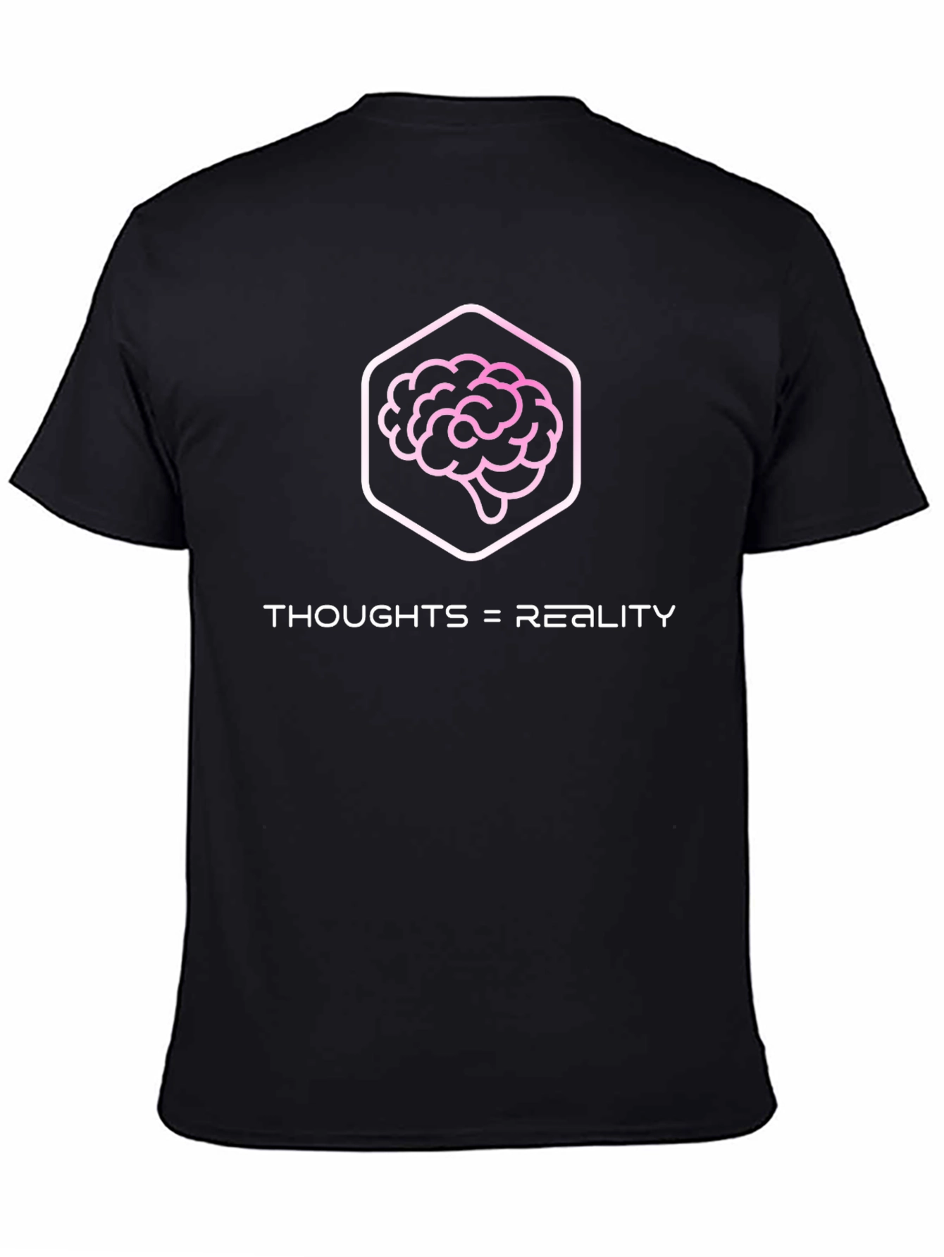 Thoughts = Reality Graphic Tee - Black