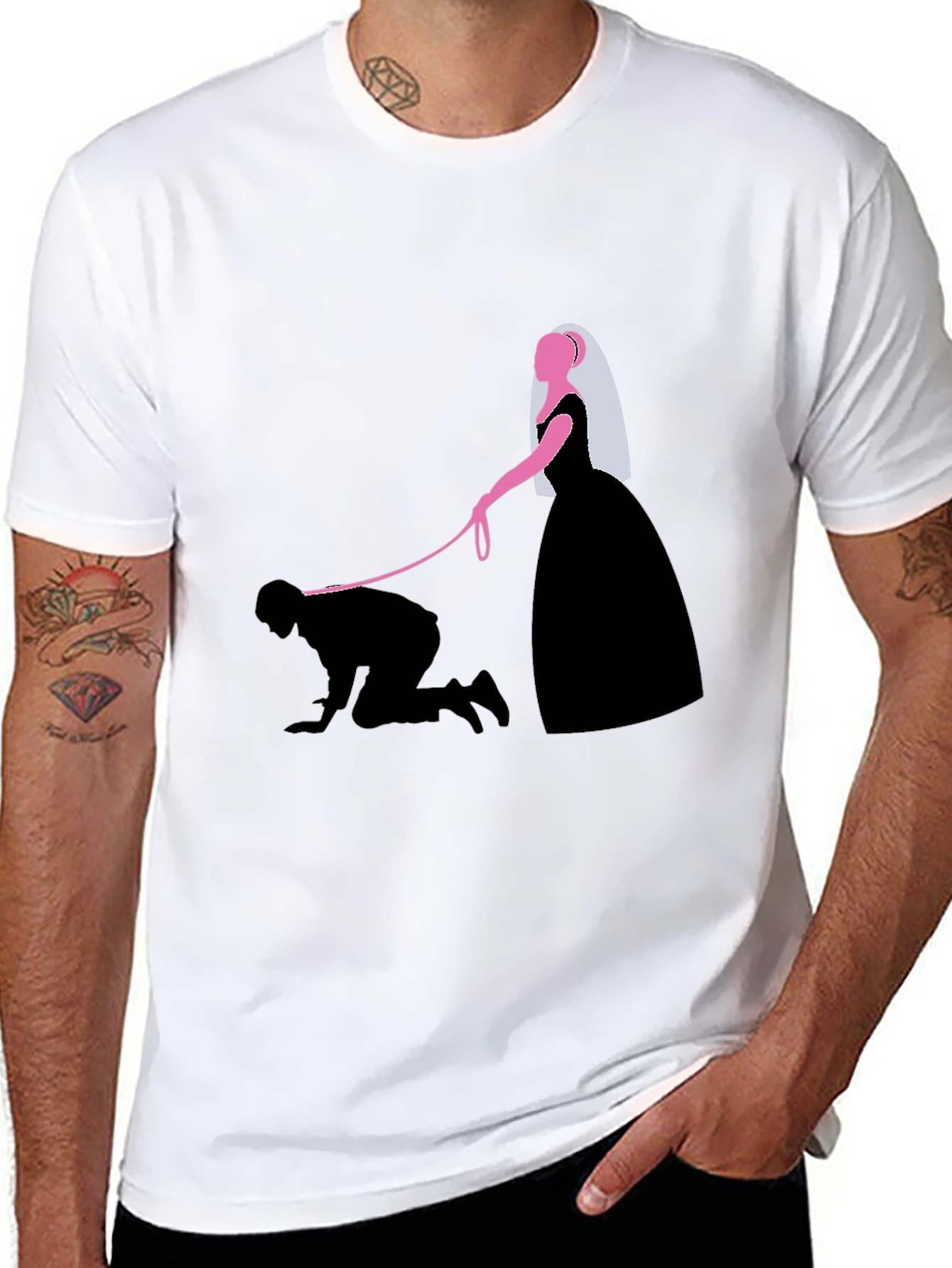 Bride & Groom T-Shirt: Humorous Wedding Graphic Tee