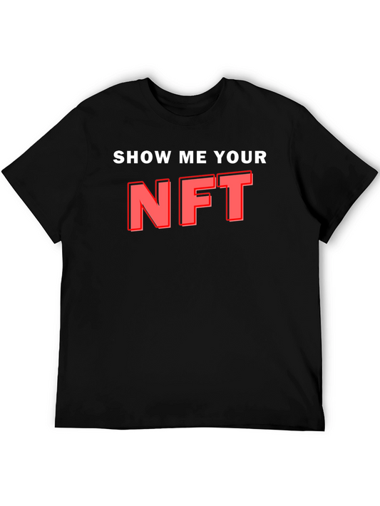 Show Me Your NFT T-Shirt Black