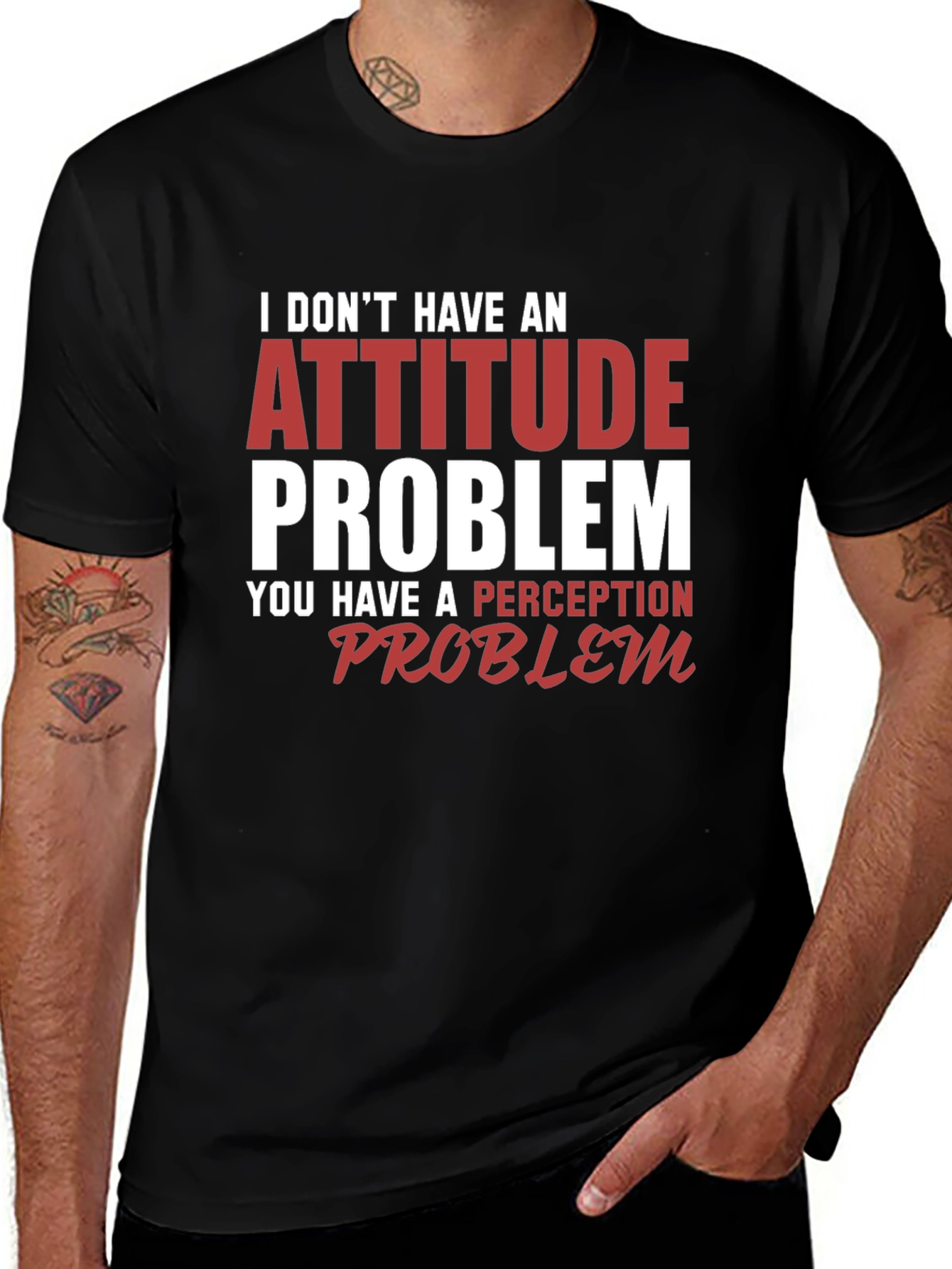 Attitude Problem Graphic Tee - Funny Slogan T-Shirt