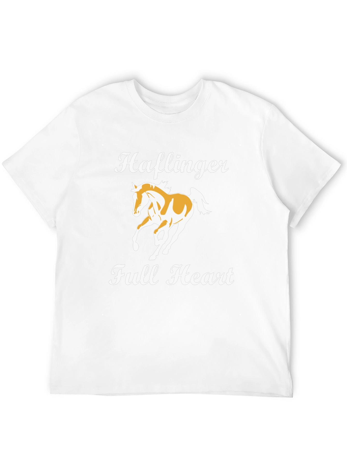 Haflinger Full Heart Black T-Shirt