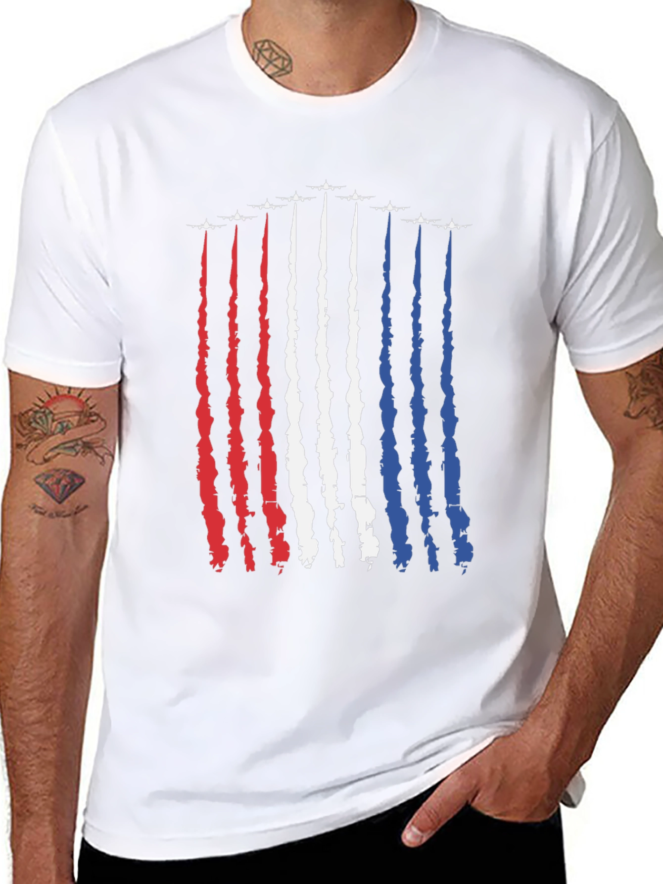Patriotic Jet Stream T-Shirt