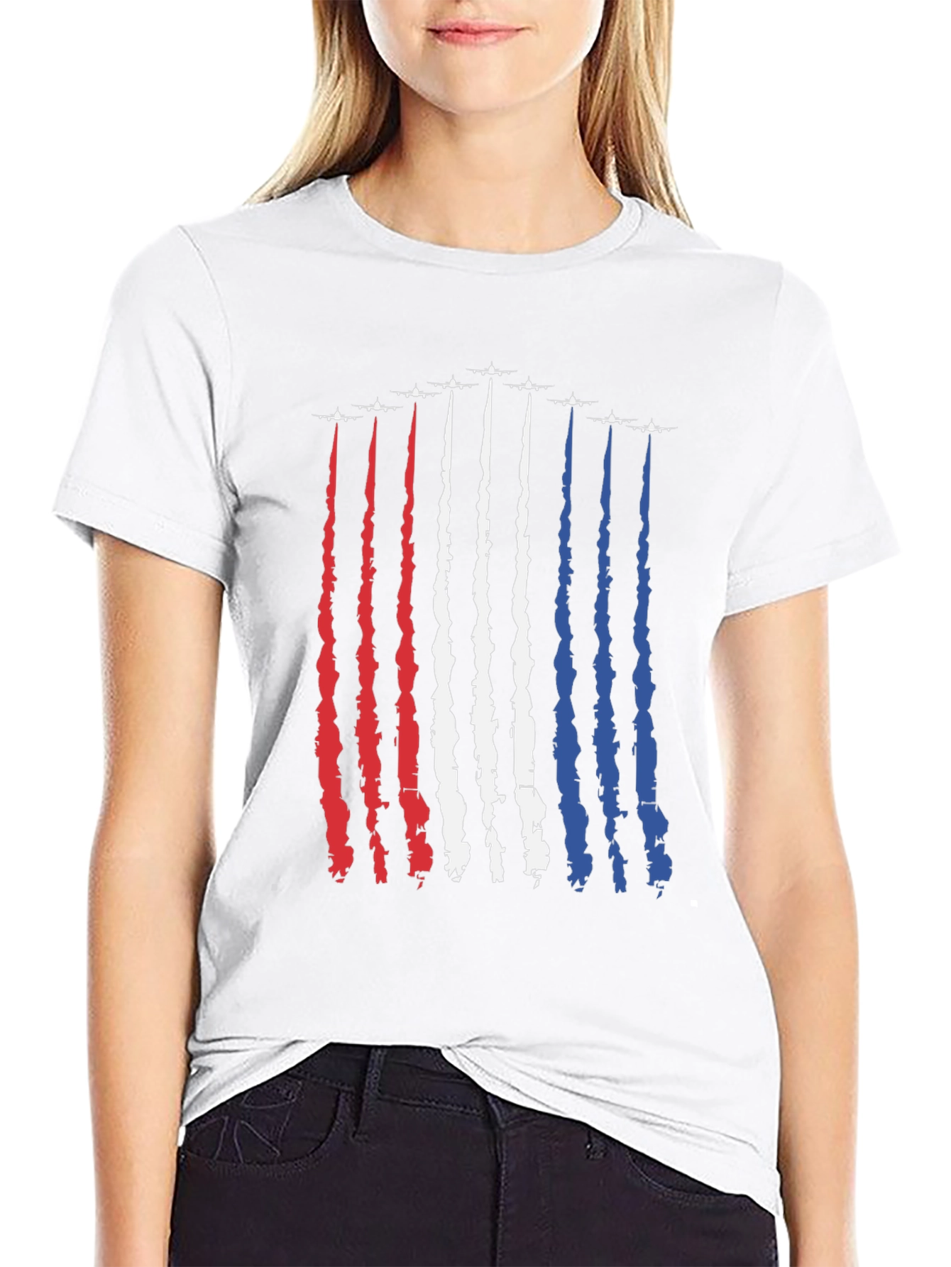 Patriotic Jet Stream T-Shirt