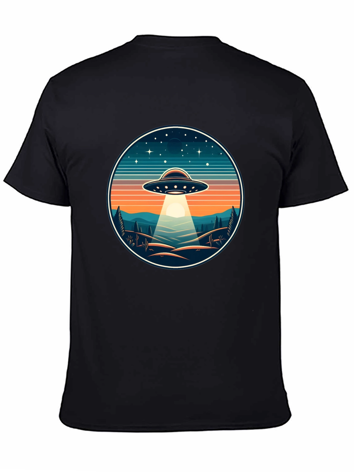 UFO Abduction Graphic Tee
