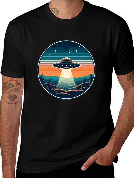 UFO Abduction Graphic Tee