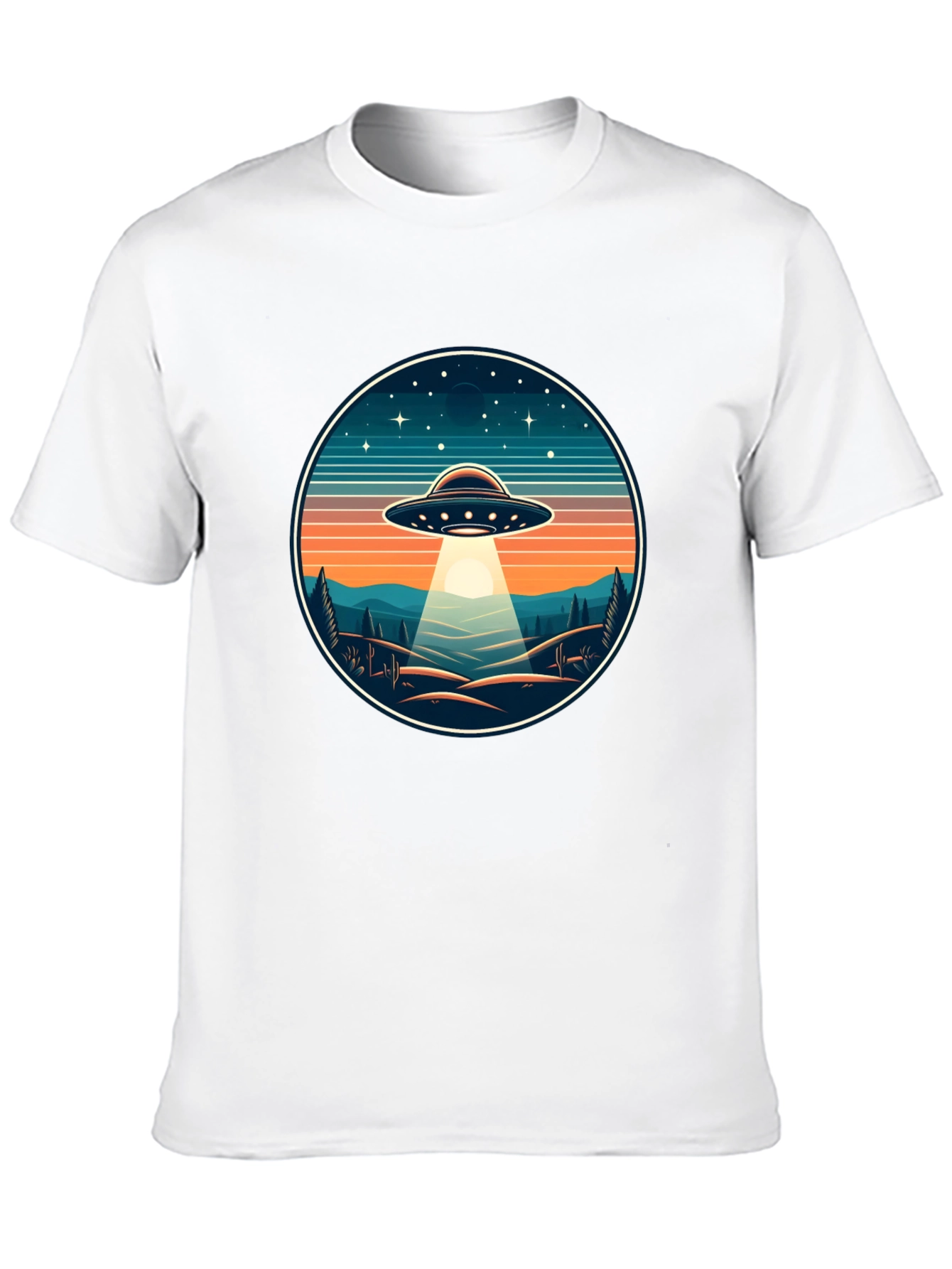 UFO Abduction Graphic Tee
