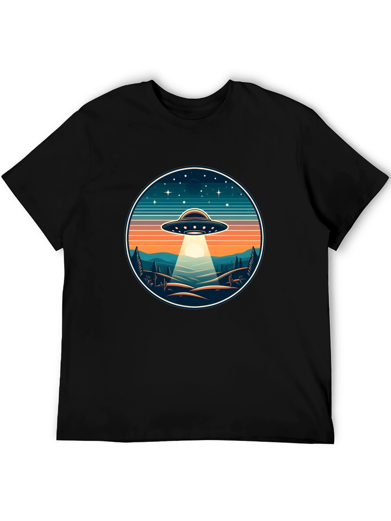 UFO Abduction Graphic Tee