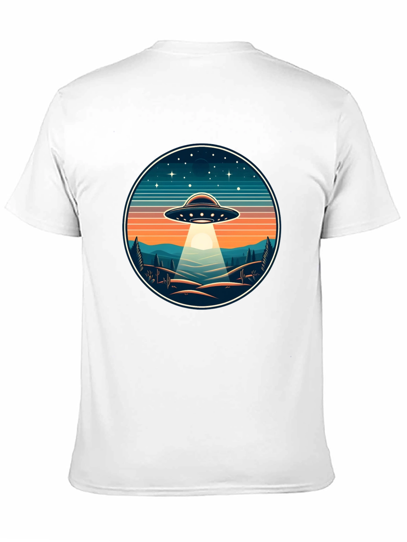 UFO Abduction Graphic Tee