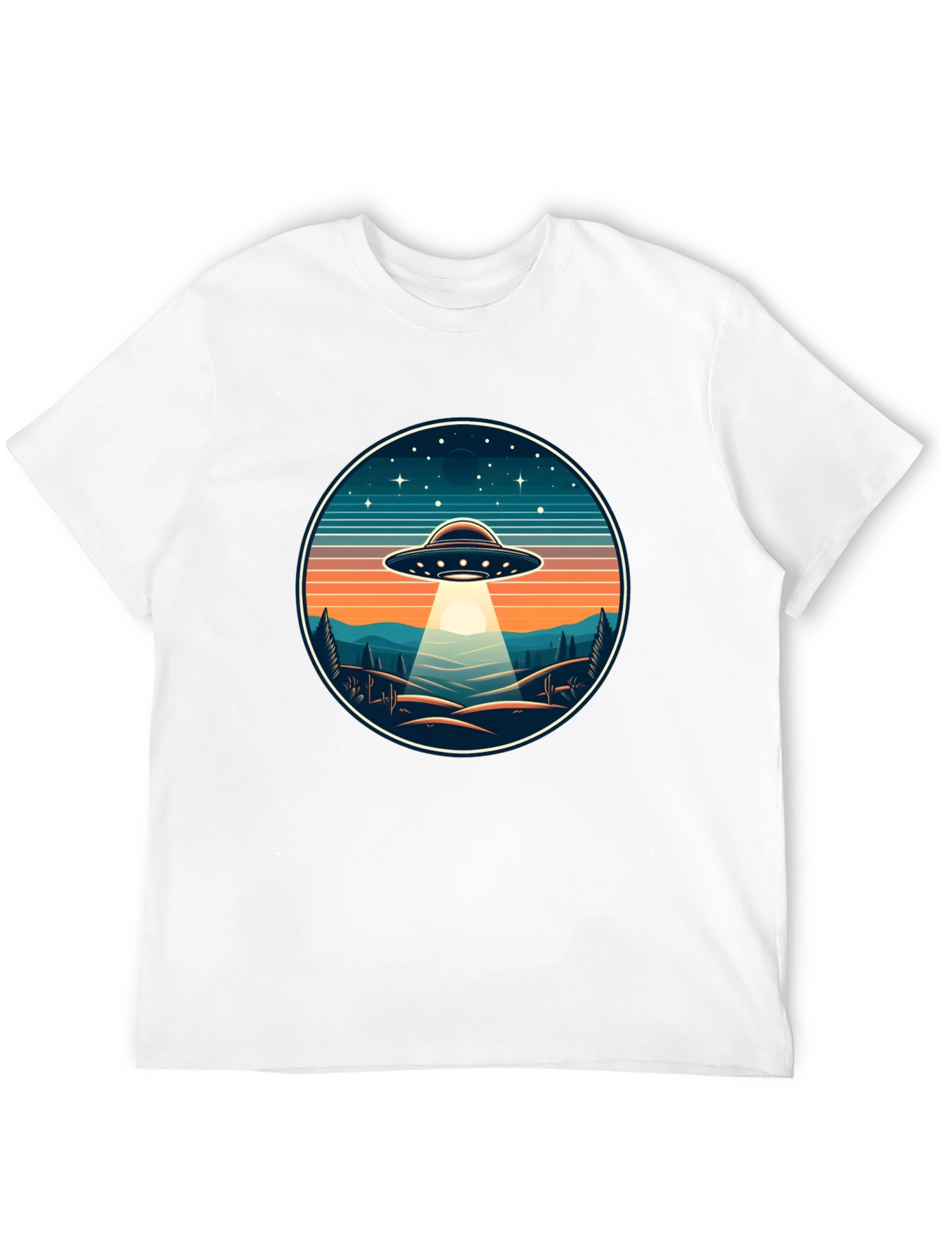 UFO Abduction Graphic Tee