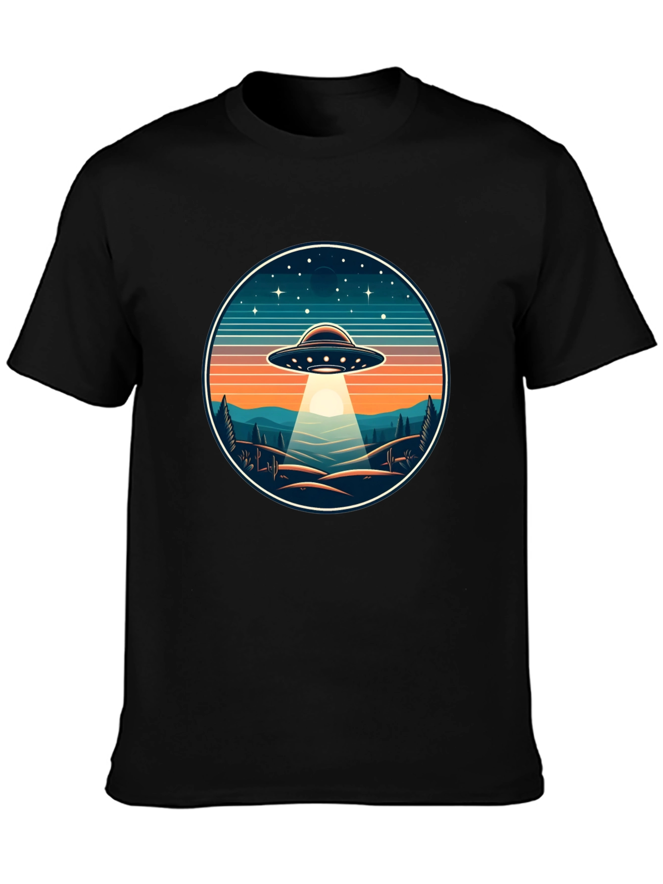 UFO Abduction Graphic Tee