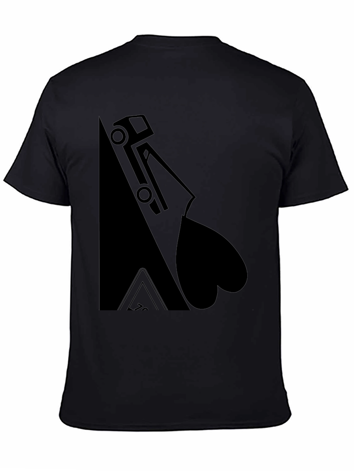 Truck & Heart Black T-Shirt