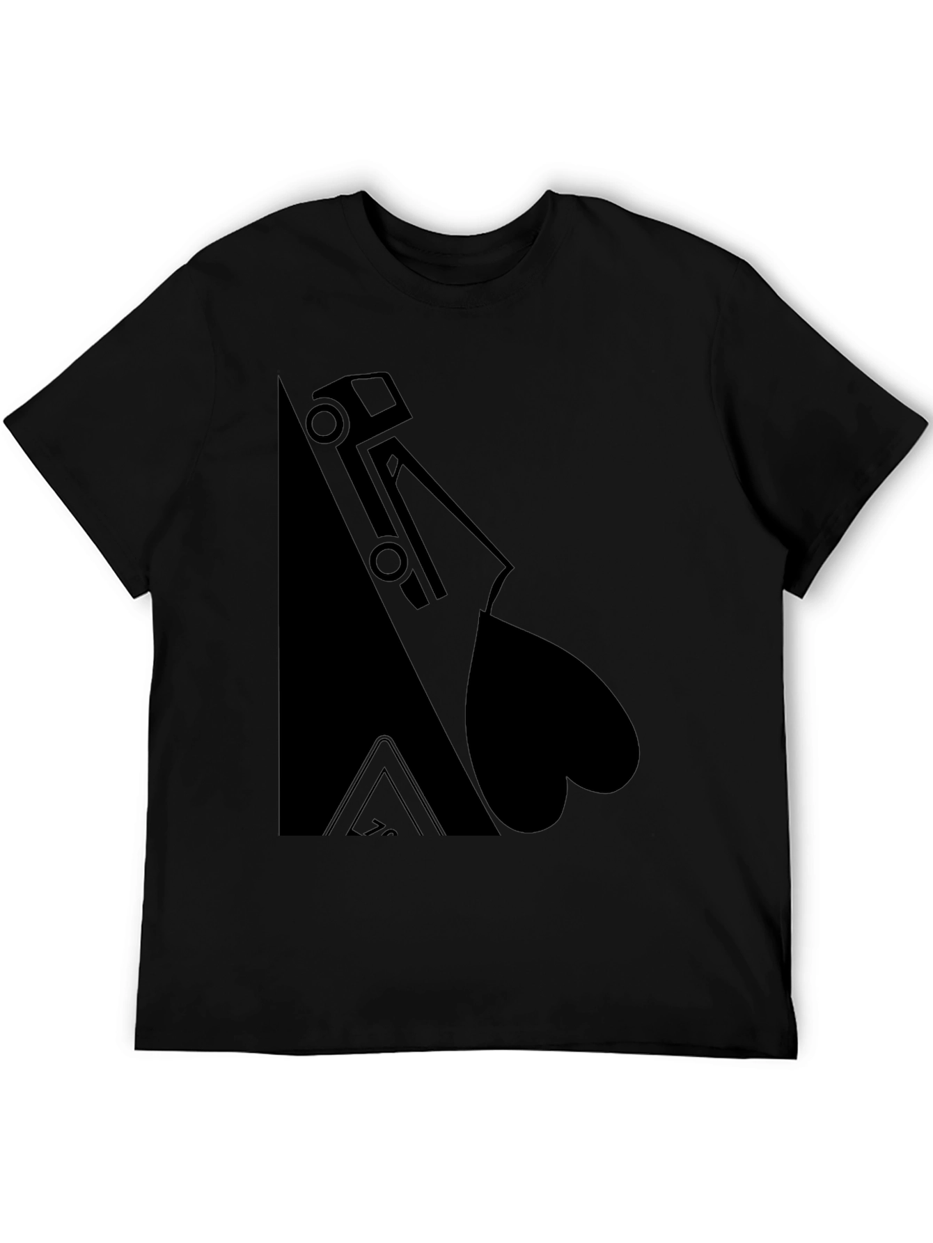 Truck & Heart Black T-Shirt