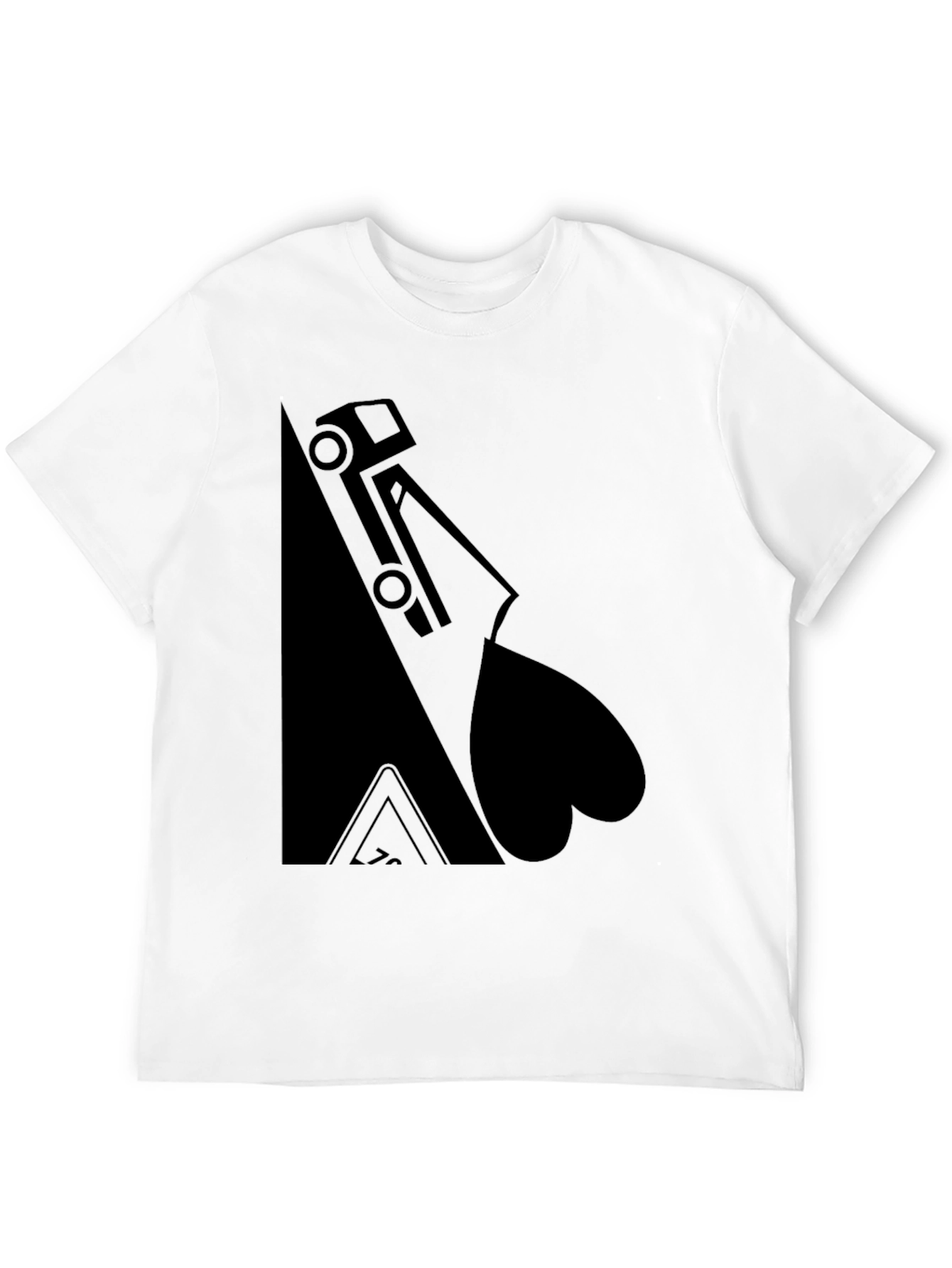 Truck & Heart Black T-Shirt