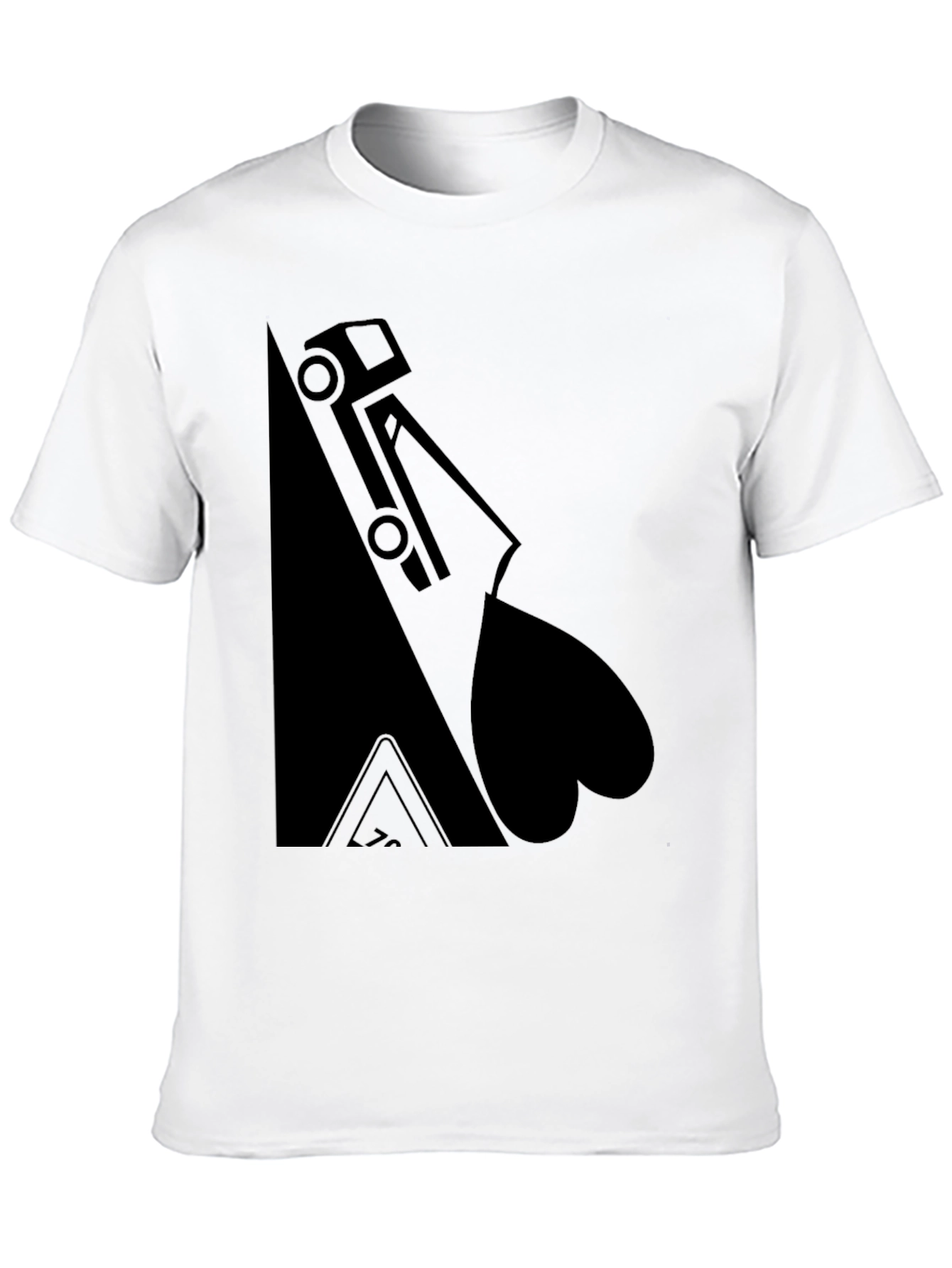 Truck & Heart Black T-Shirt