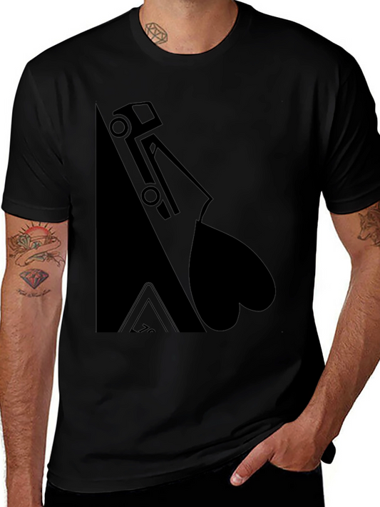 Truck & Heart Black T-Shirt