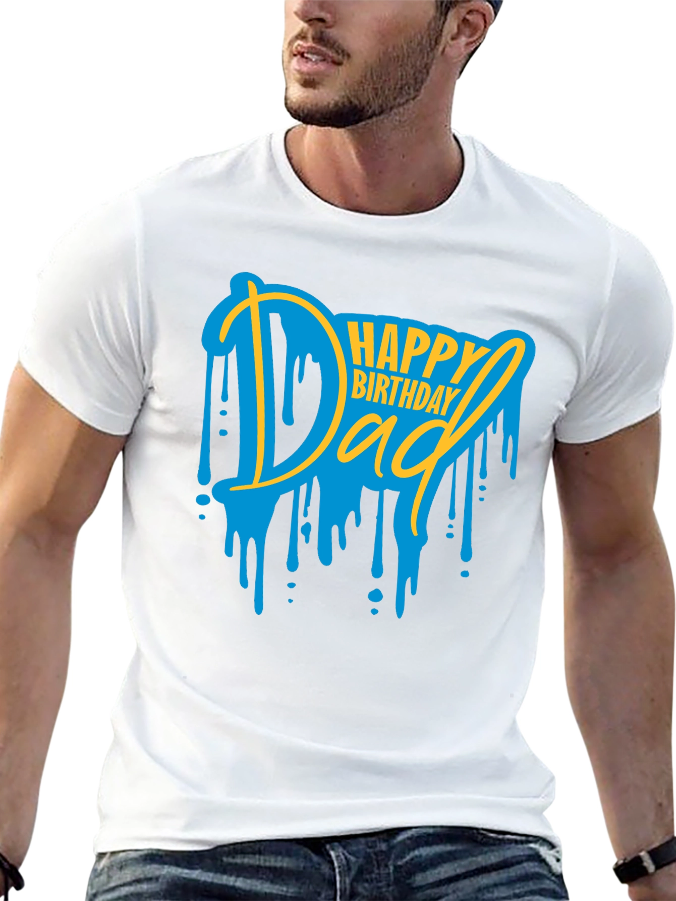 Happy Birthday Dad T-Shirt Fathers Day Tee