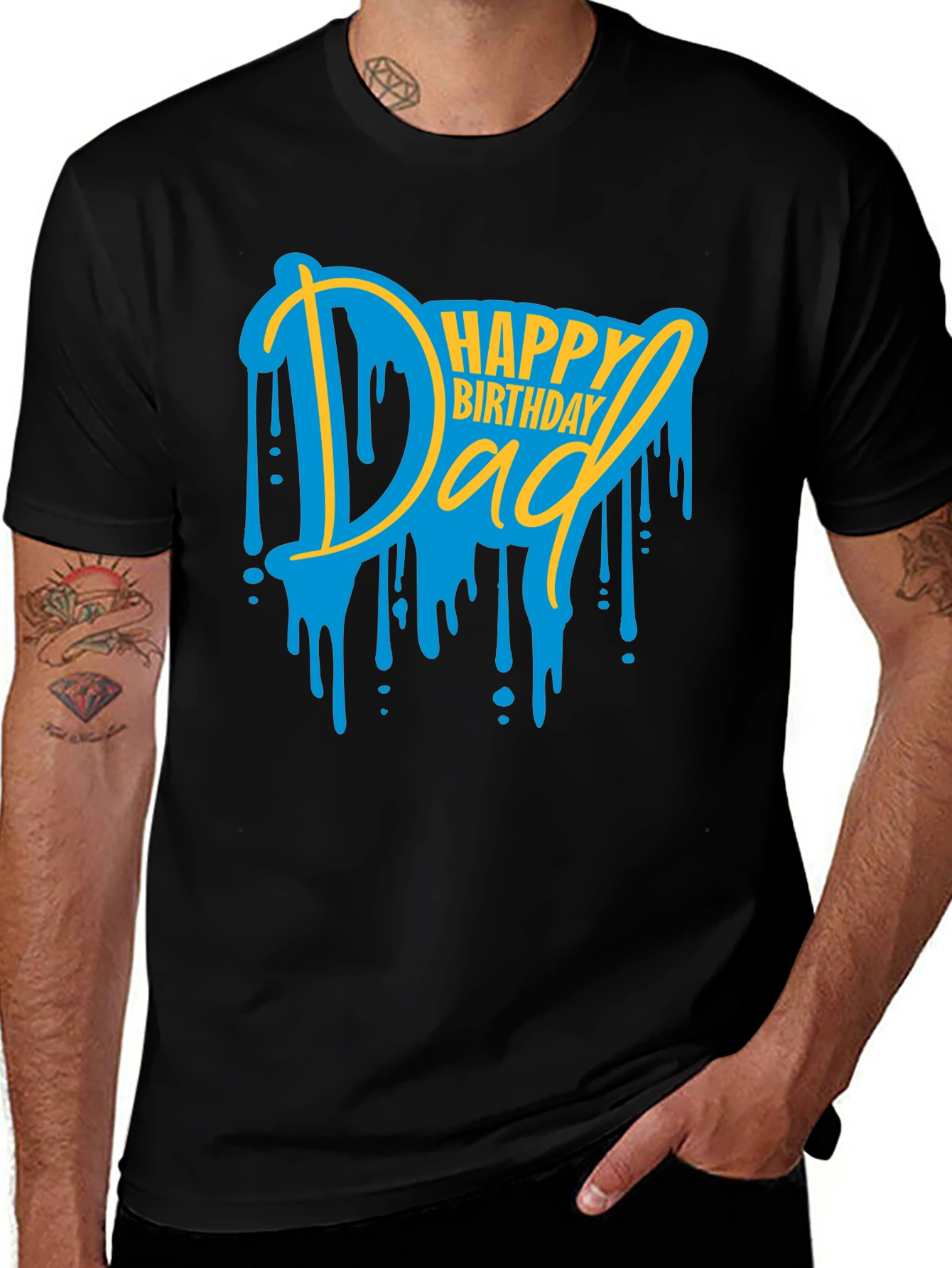 Happy Birthday Dad T-Shirt Fathers Day Tee