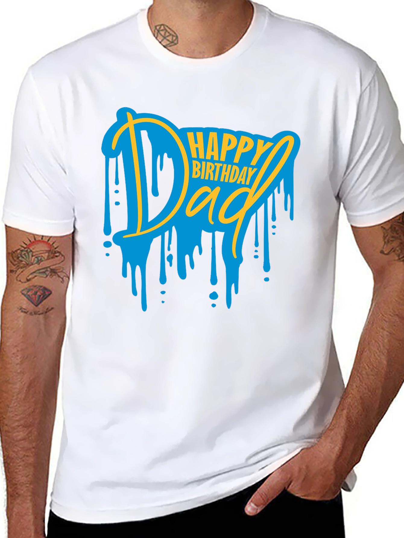 Happy Birthday Dad T-Shirt Fathers Day Tee