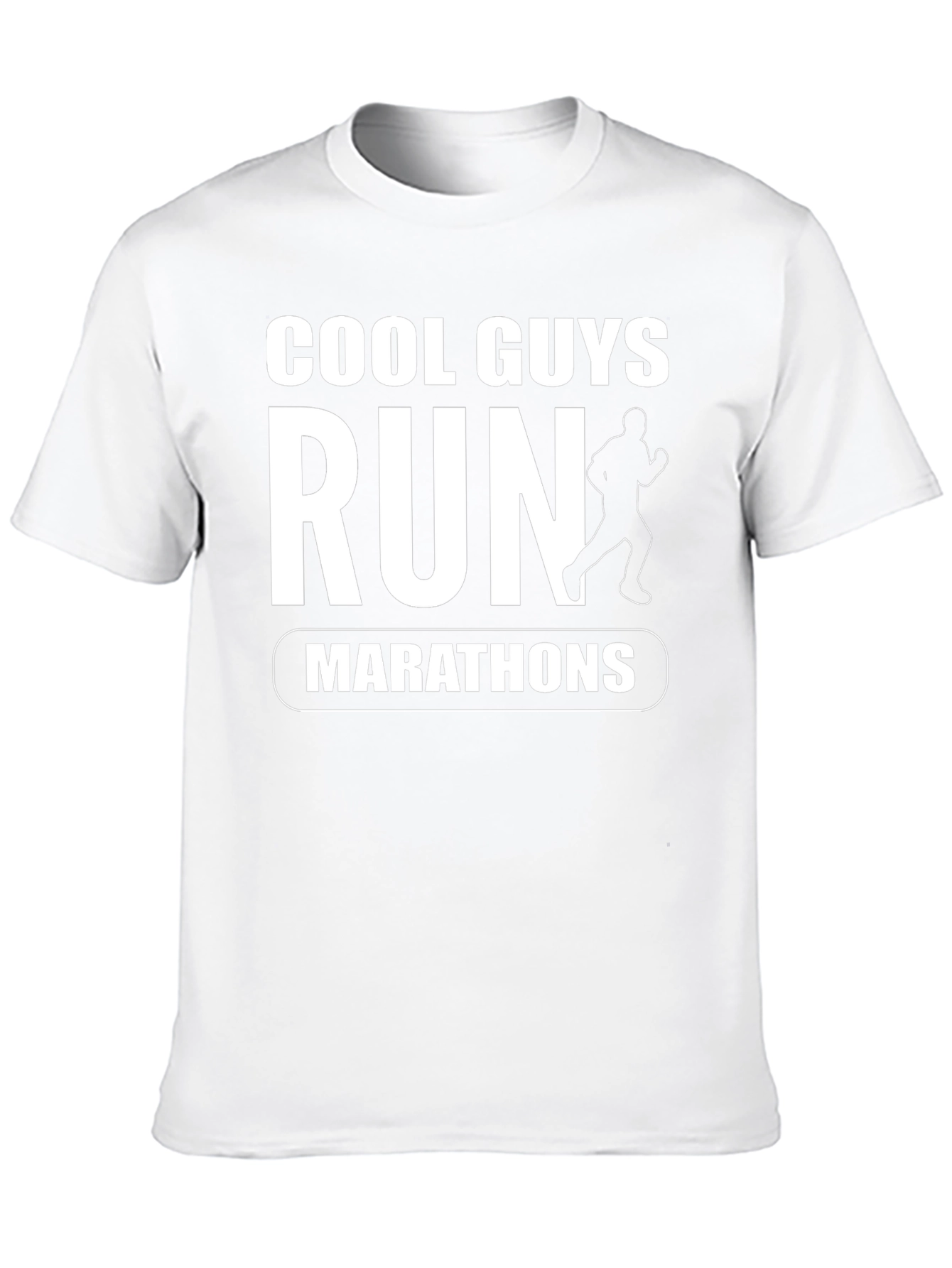 Cool Guys Run Marathons Graphic T-Shirt