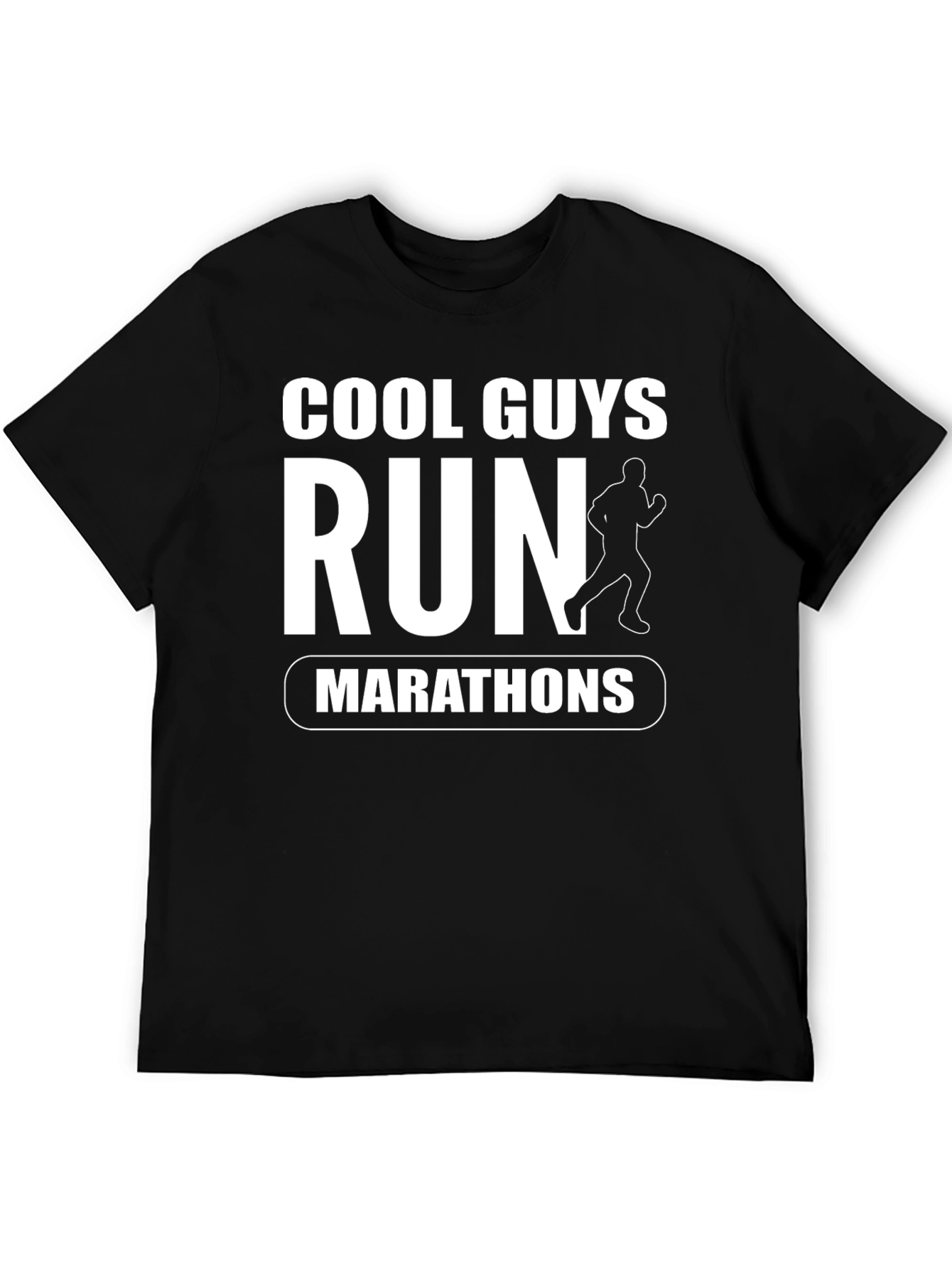 Cool Guys Run Marathons Graphic T-Shirt