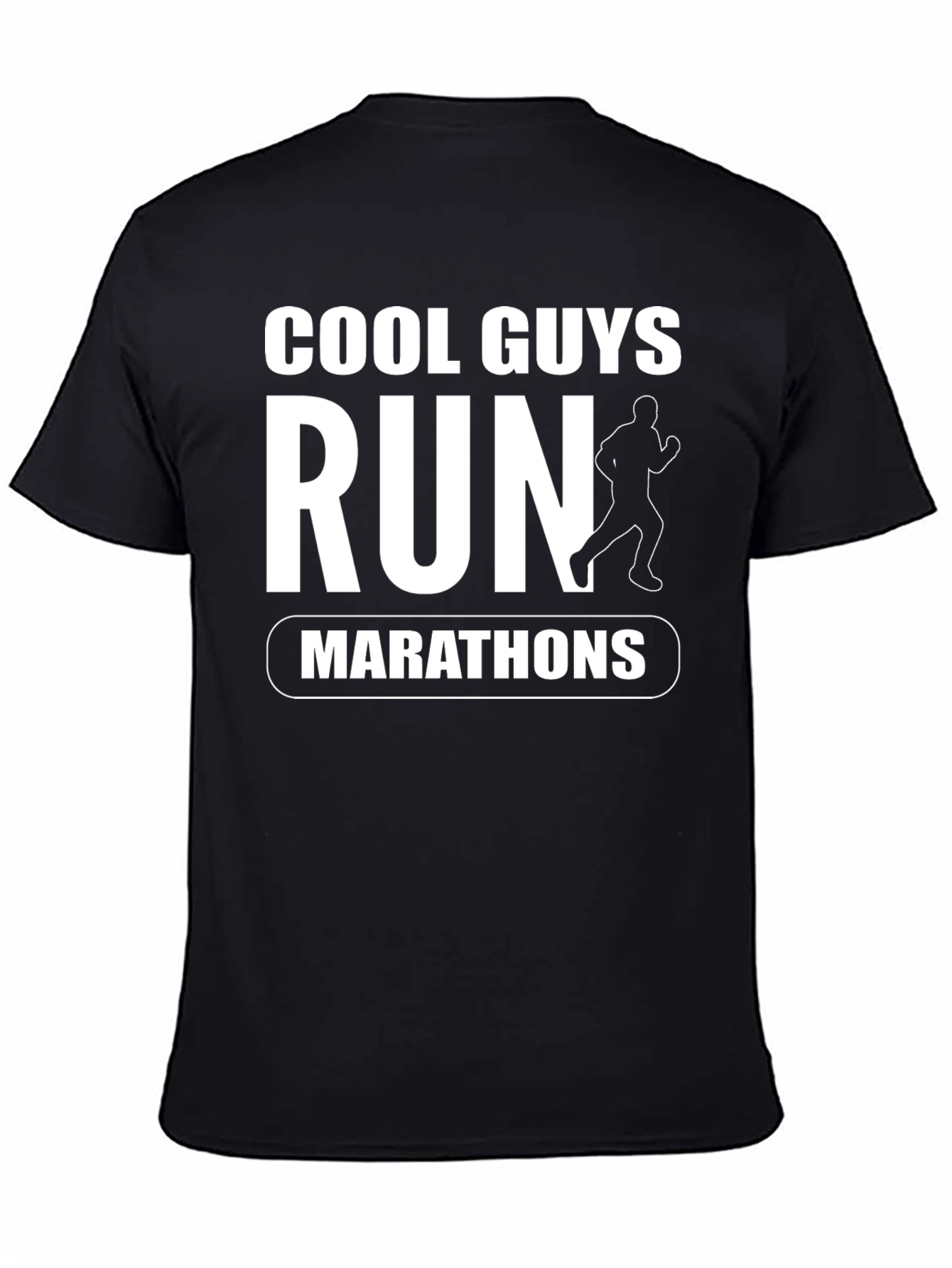 Cool Guys Run Marathons Graphic T-Shirt