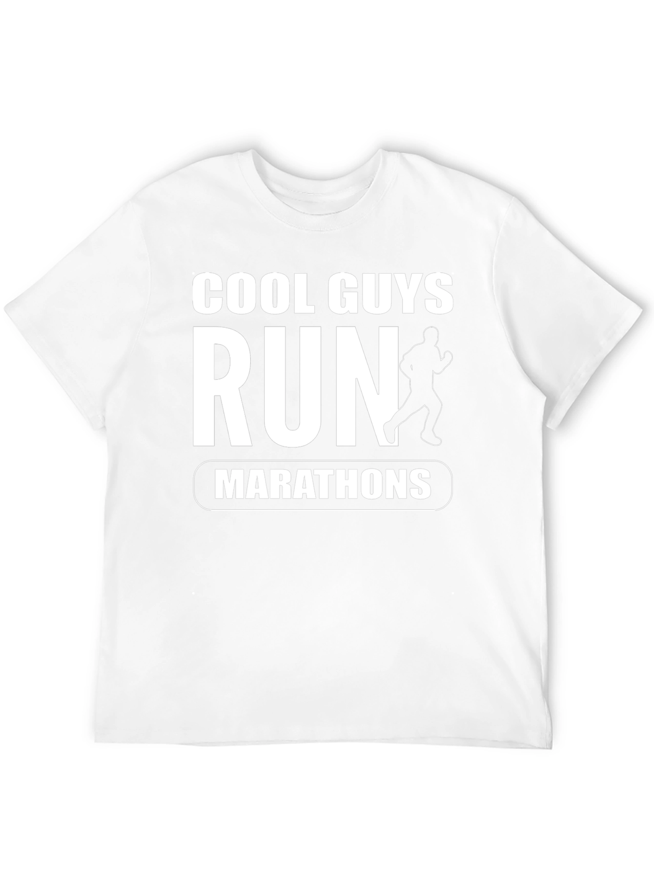 Cool Guys Run Marathons Graphic T-Shirt