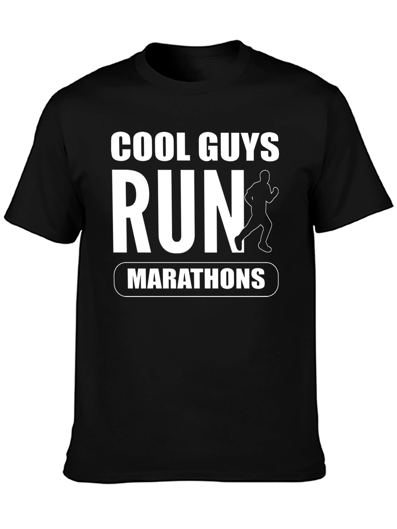 Cool Guys Run Marathons Graphic T-Shirt