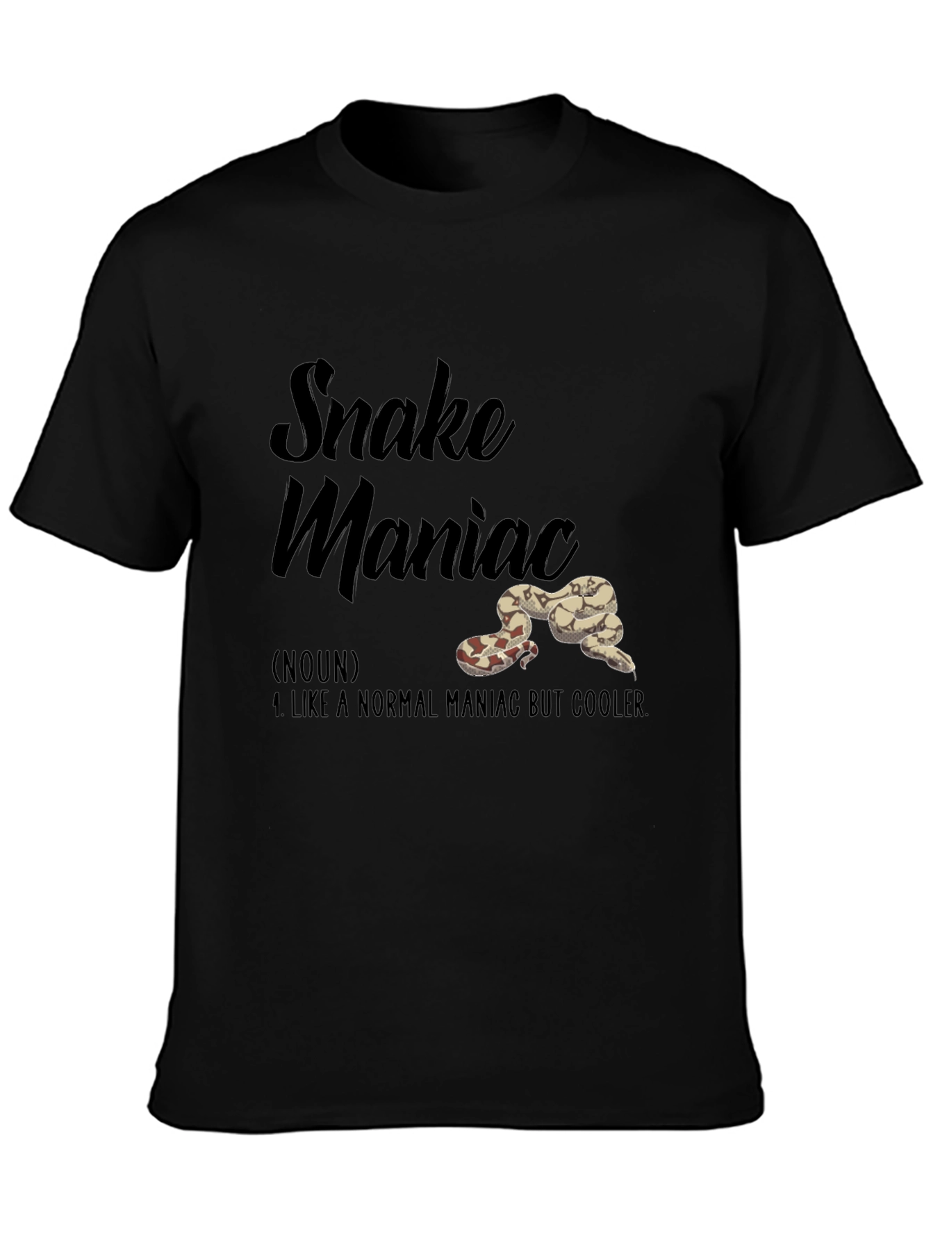 Snake Maniac Graphic Tee - Unique Reptile Lovers Gift