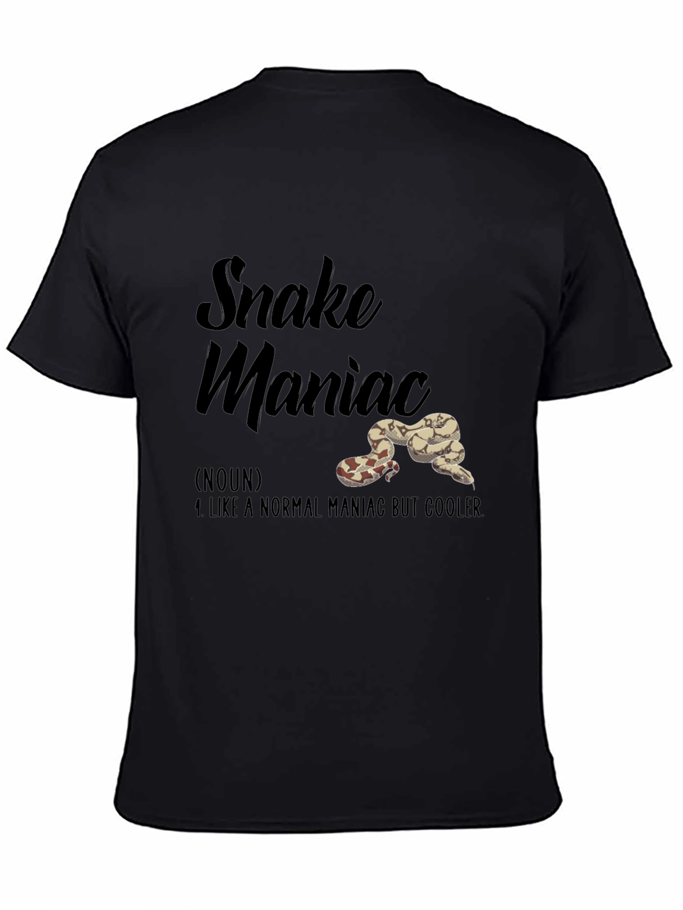 Snake Maniac Graphic Tee - Unique Reptile Lovers Gift