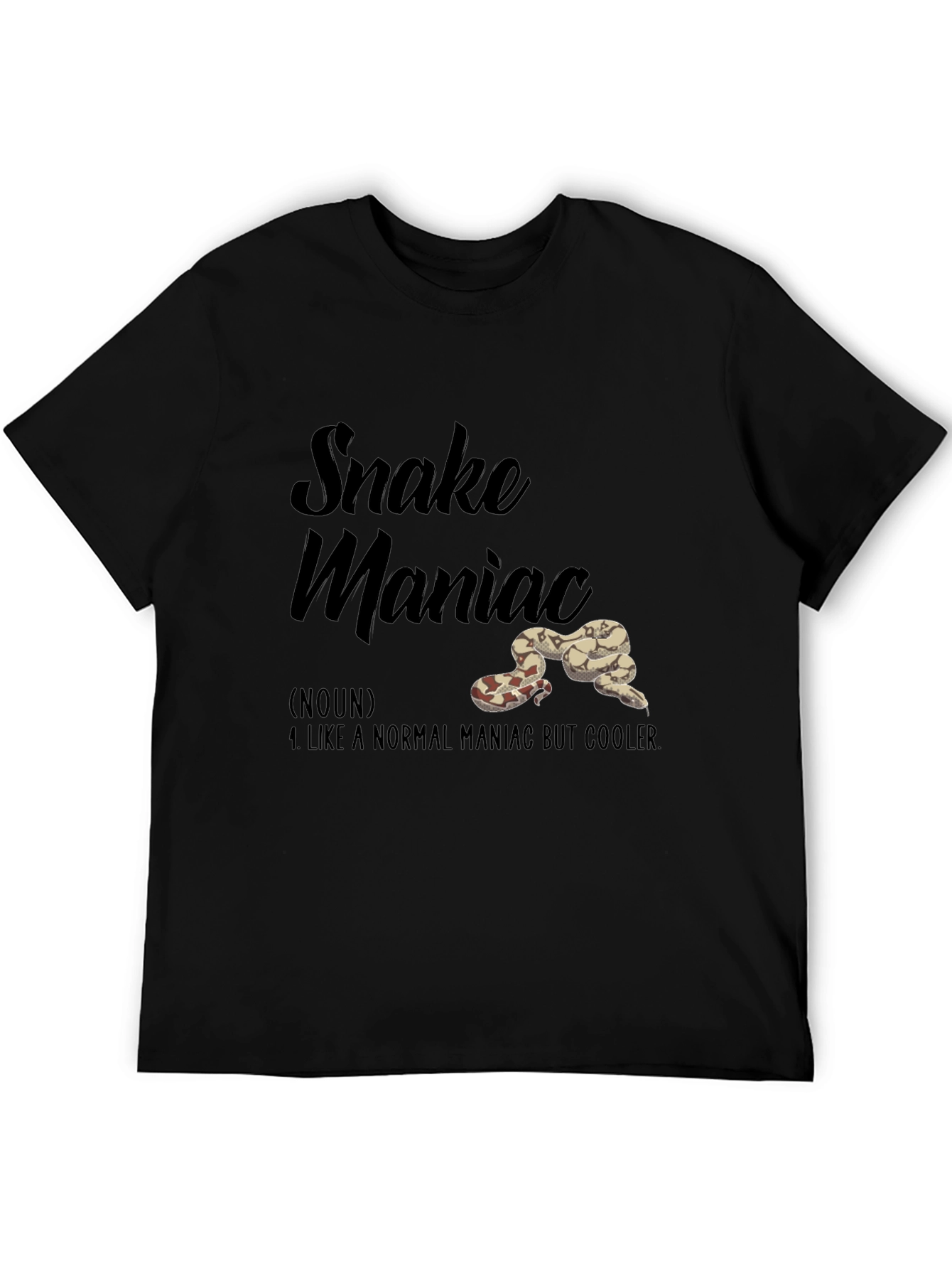 Snake Maniac Graphic Tee - Unique Reptile Lovers Gift