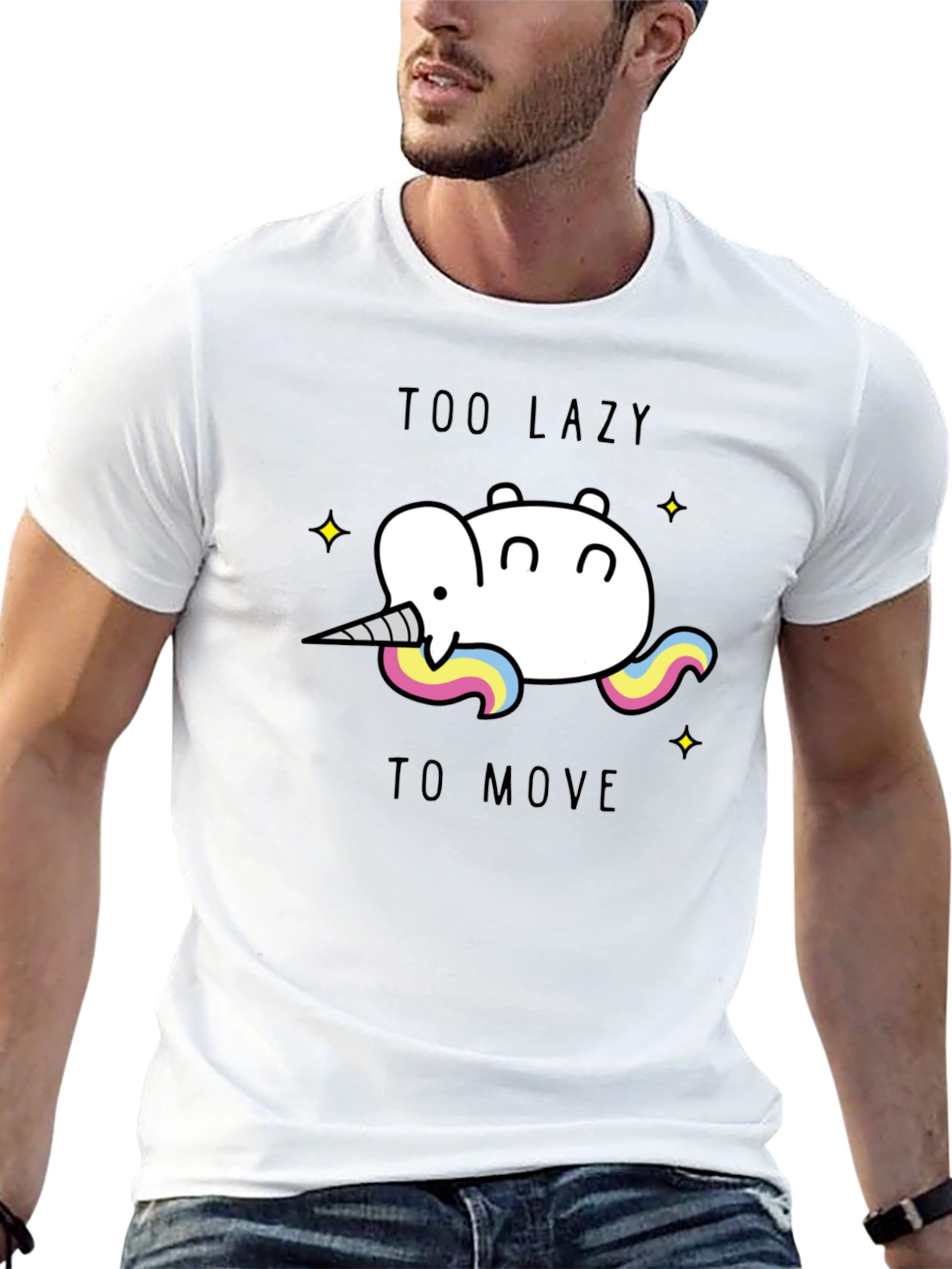 Too Lazy to Move Graphic Tee