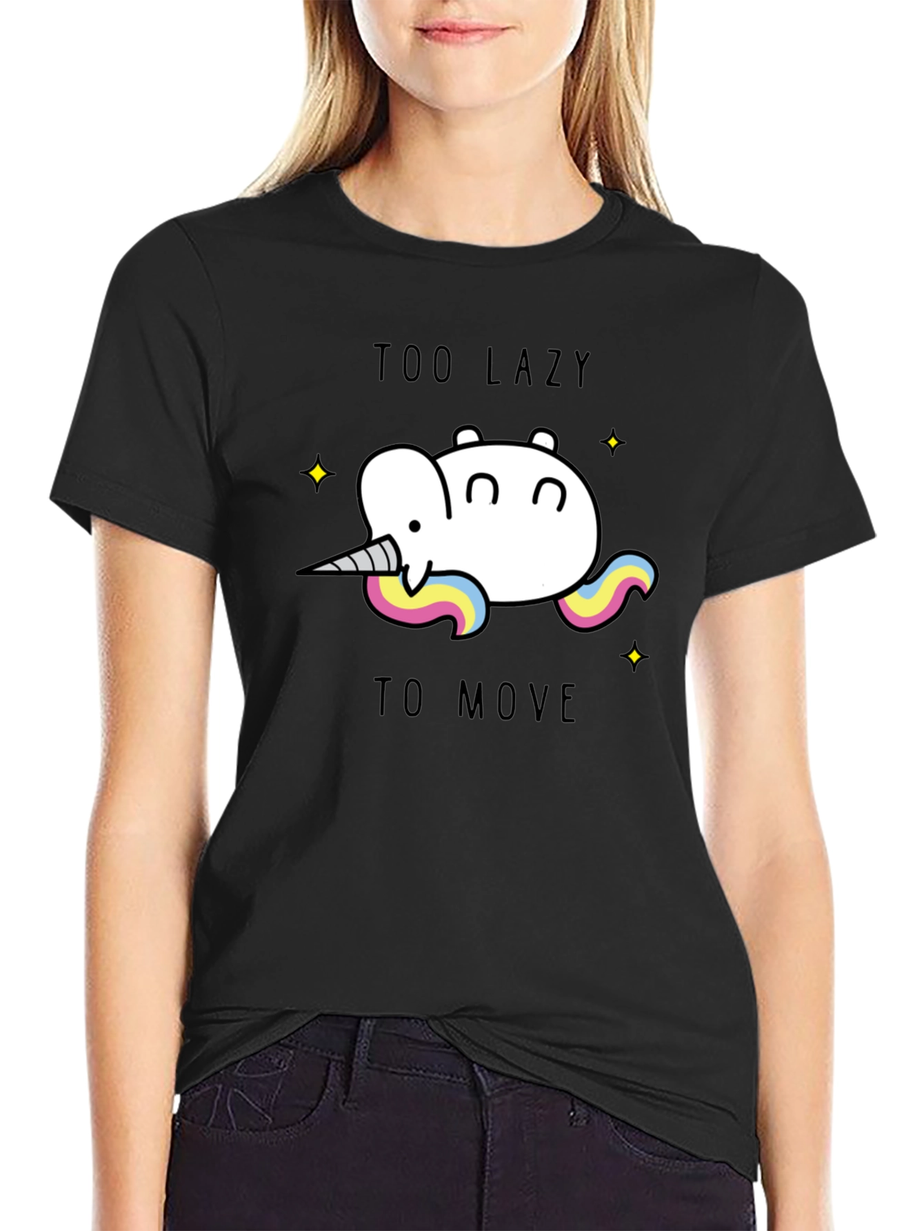 Too Lazy to Move Graphic Tee
