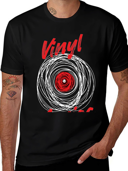 Vinyl Record Graphic T-Shirt - Music Lover Tee