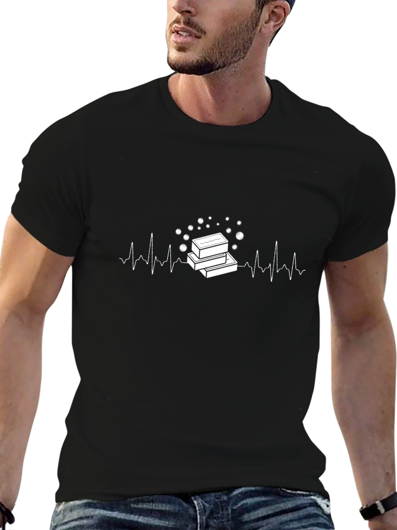 Heartbeat Soap T-Shirt - Cleanliness is Next to Godliness