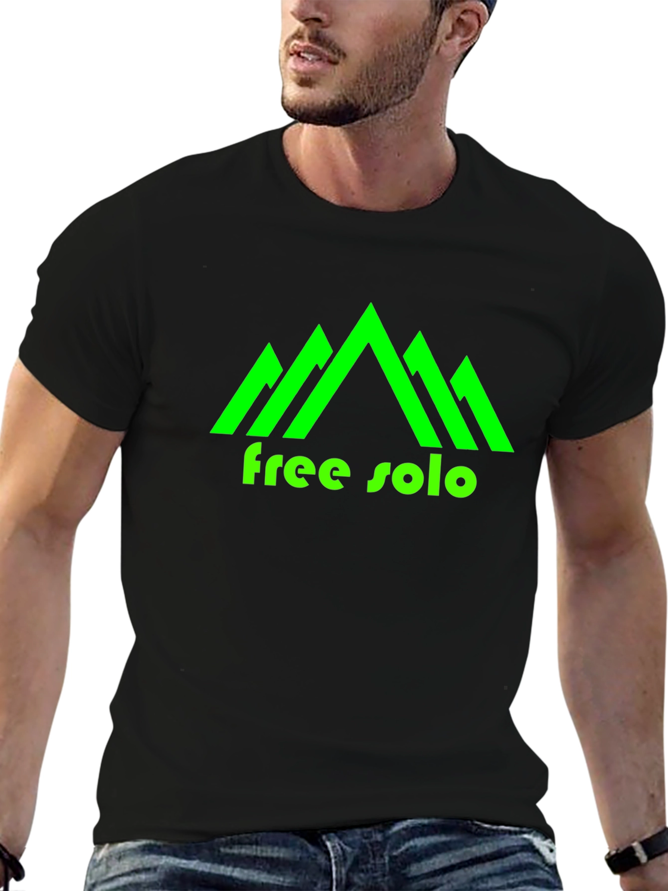 Free Solo Graphic Tee - Black Mountain Shirt