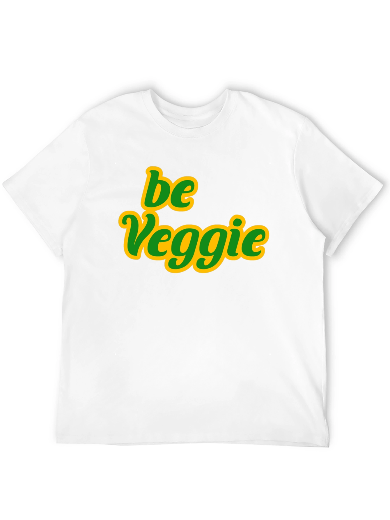 Be Veggie Graphic Tee - Black Cotton T-Shirt