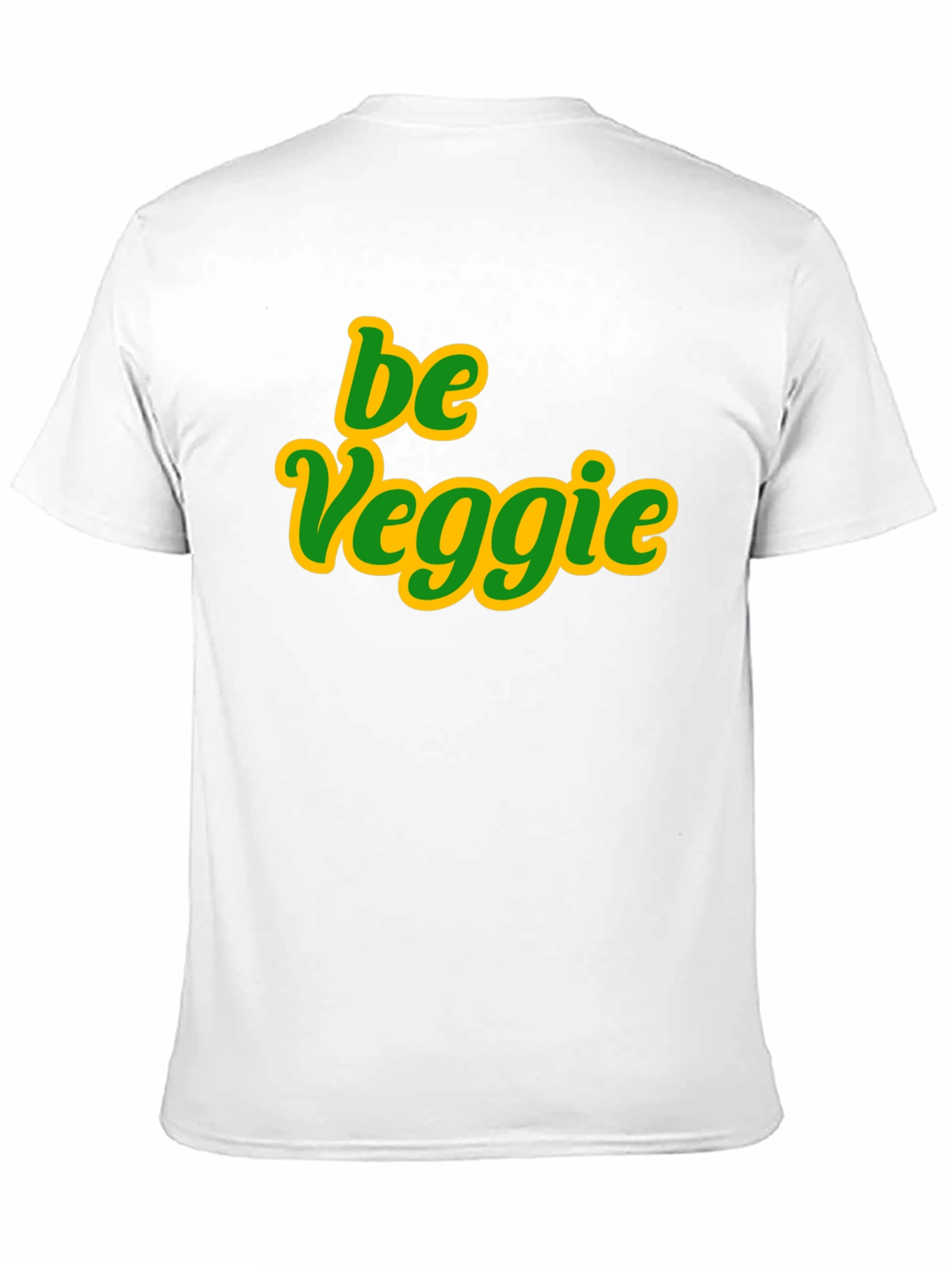 Be Veggie Graphic Tee - Black Cotton T-Shirt