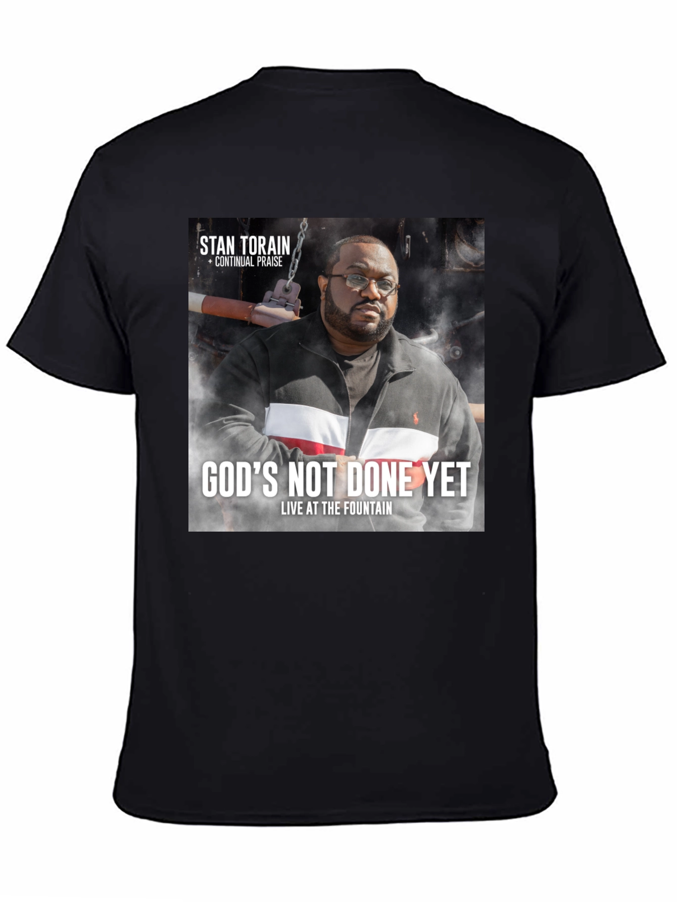 Stan Torain Gods Not Done Yet Black T-Shirt