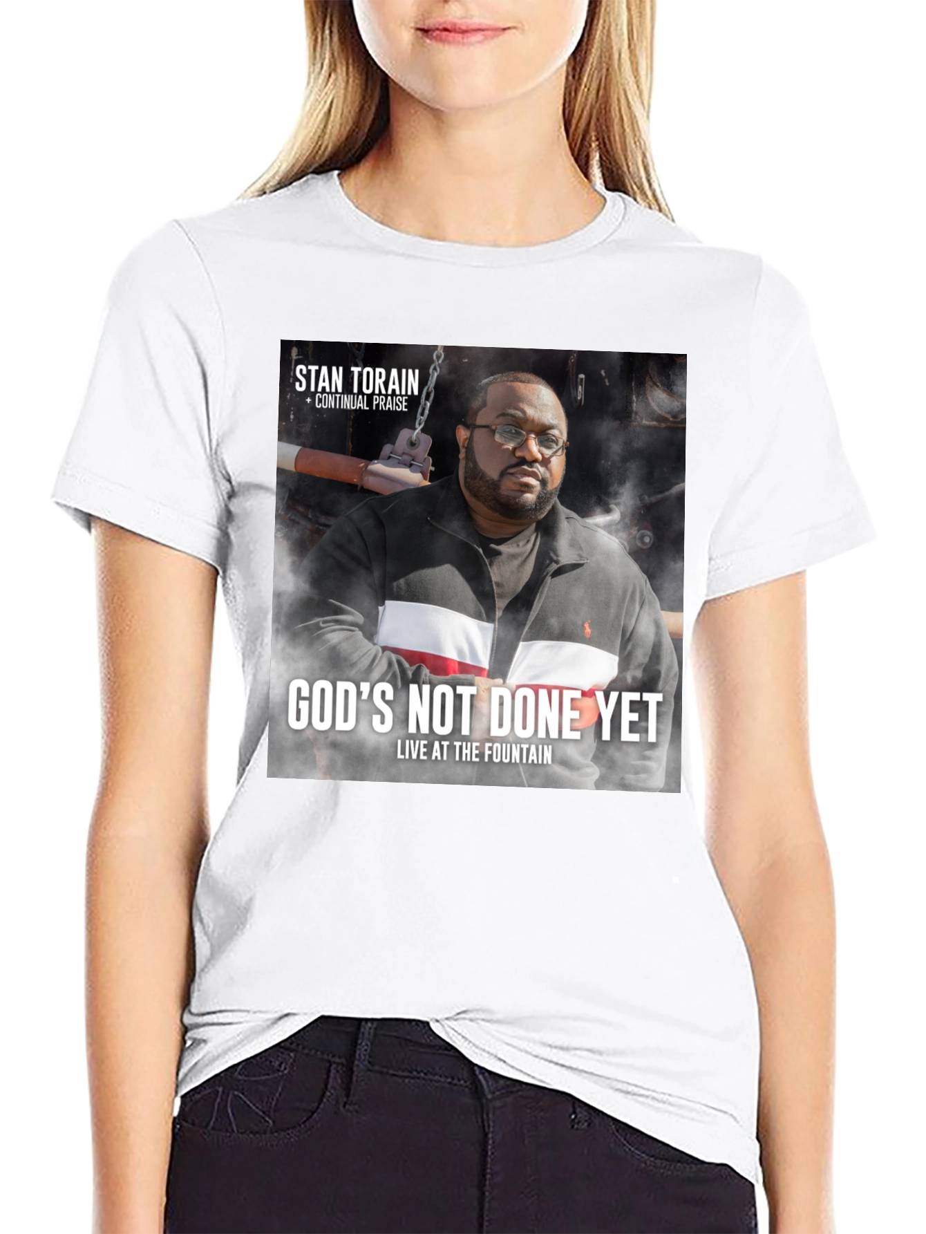 Stan Torain Gods Not Done Yet Black T-Shirt
