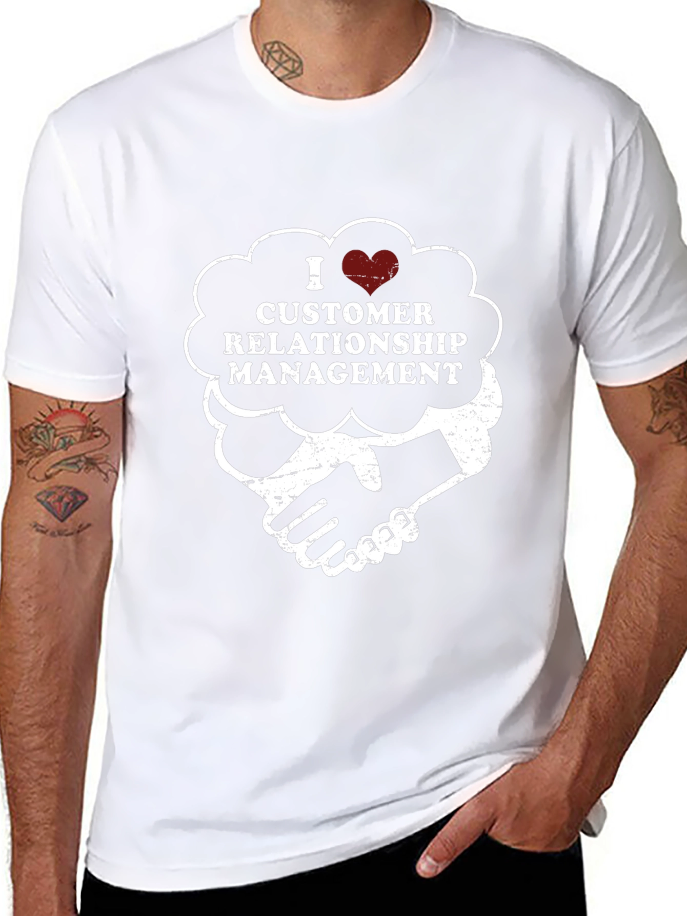 I Heart CRM T-Shirt - Customer Relationship Management Tee