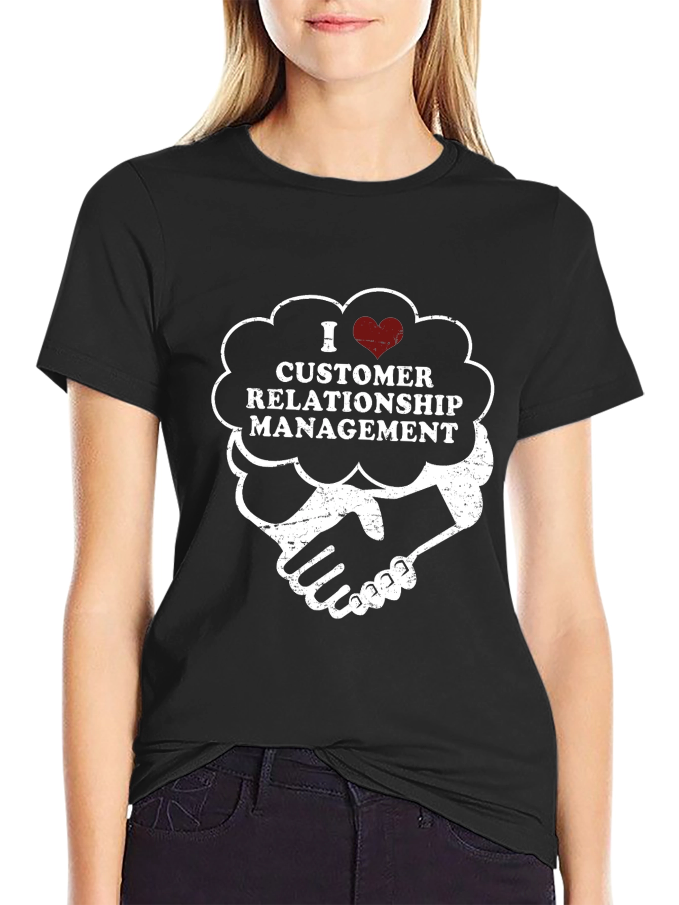 I Heart CRM T-Shirt - Customer Relationship Management Tee