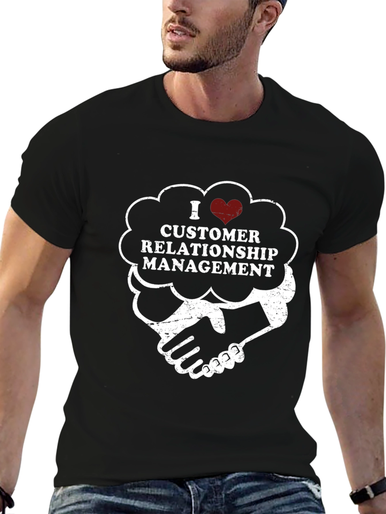 I Heart CRM T-Shirt - Customer Relationship Management Tee