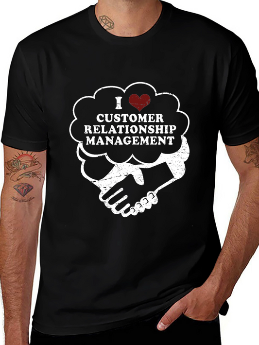 I Heart CRM T-Shirt - Customer Relationship Management Tee